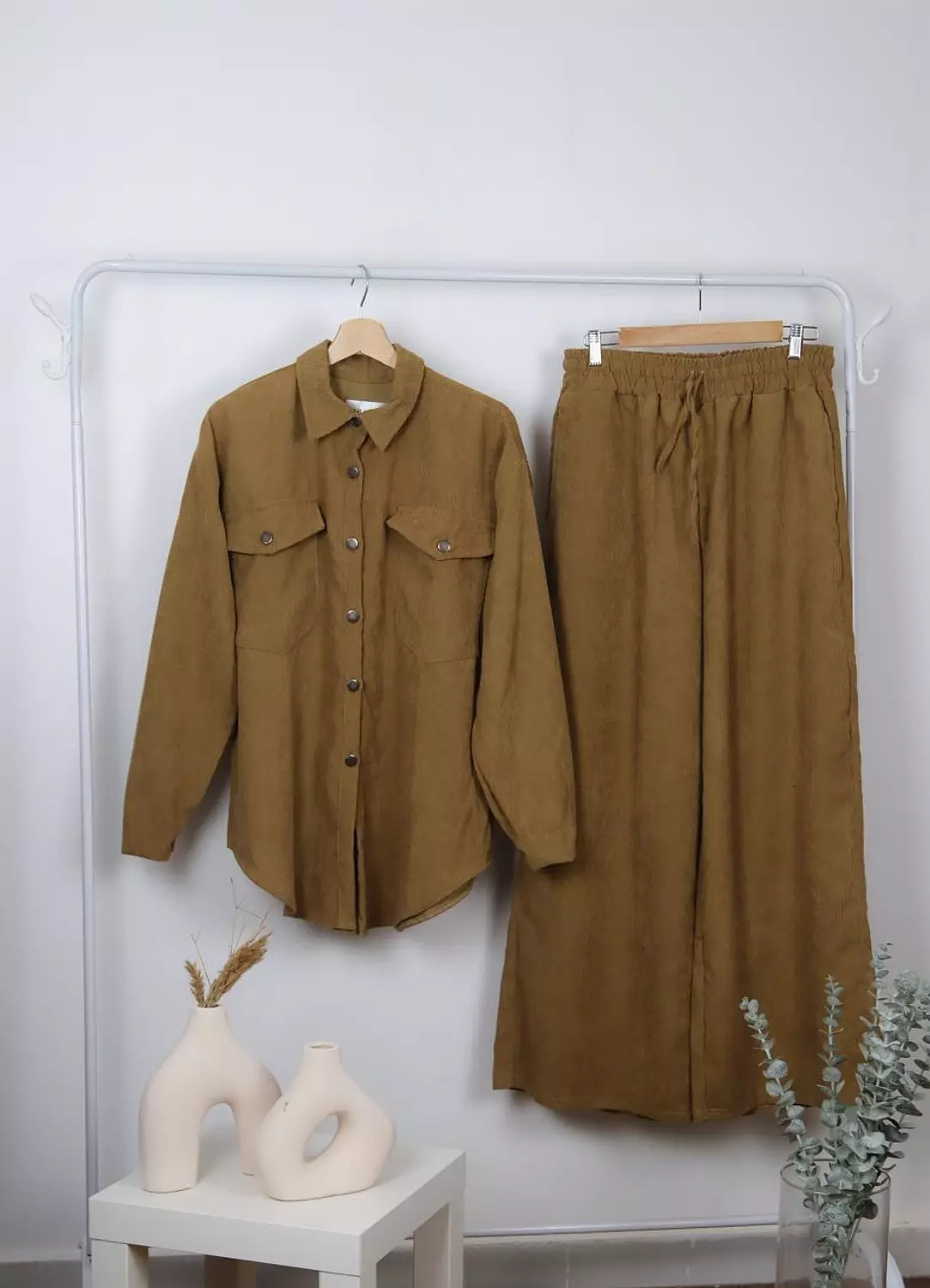 Hijab Corduroy Suit  5