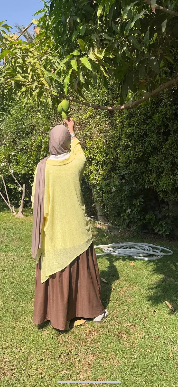 Yellow cardigan  image