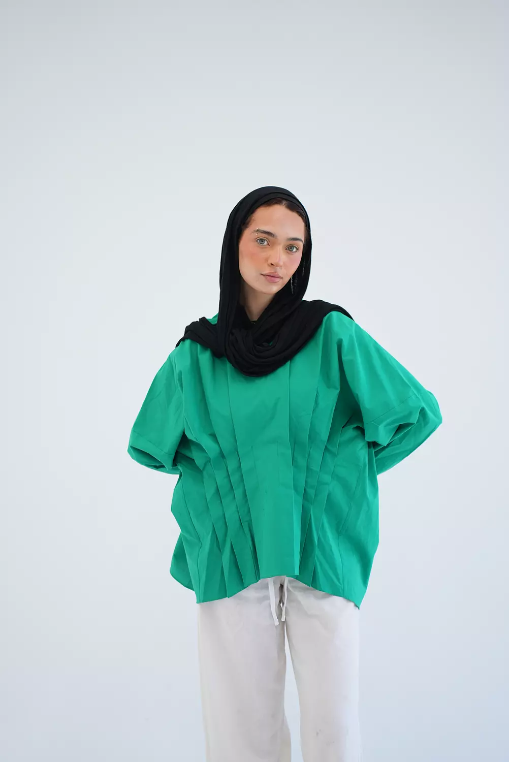 ELLA DRAPE BLOUSE  4