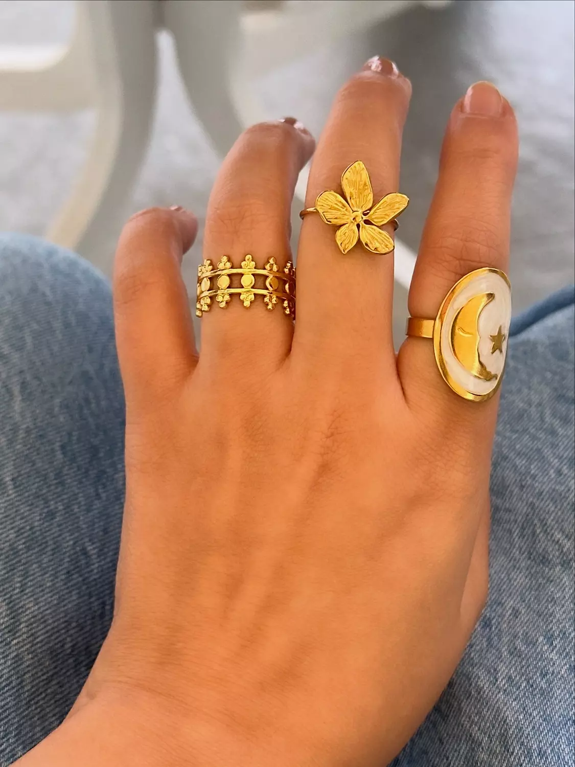 Statement Gold Rings image