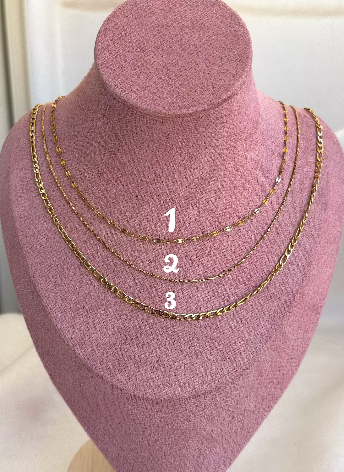 Gold necklaces 1 image