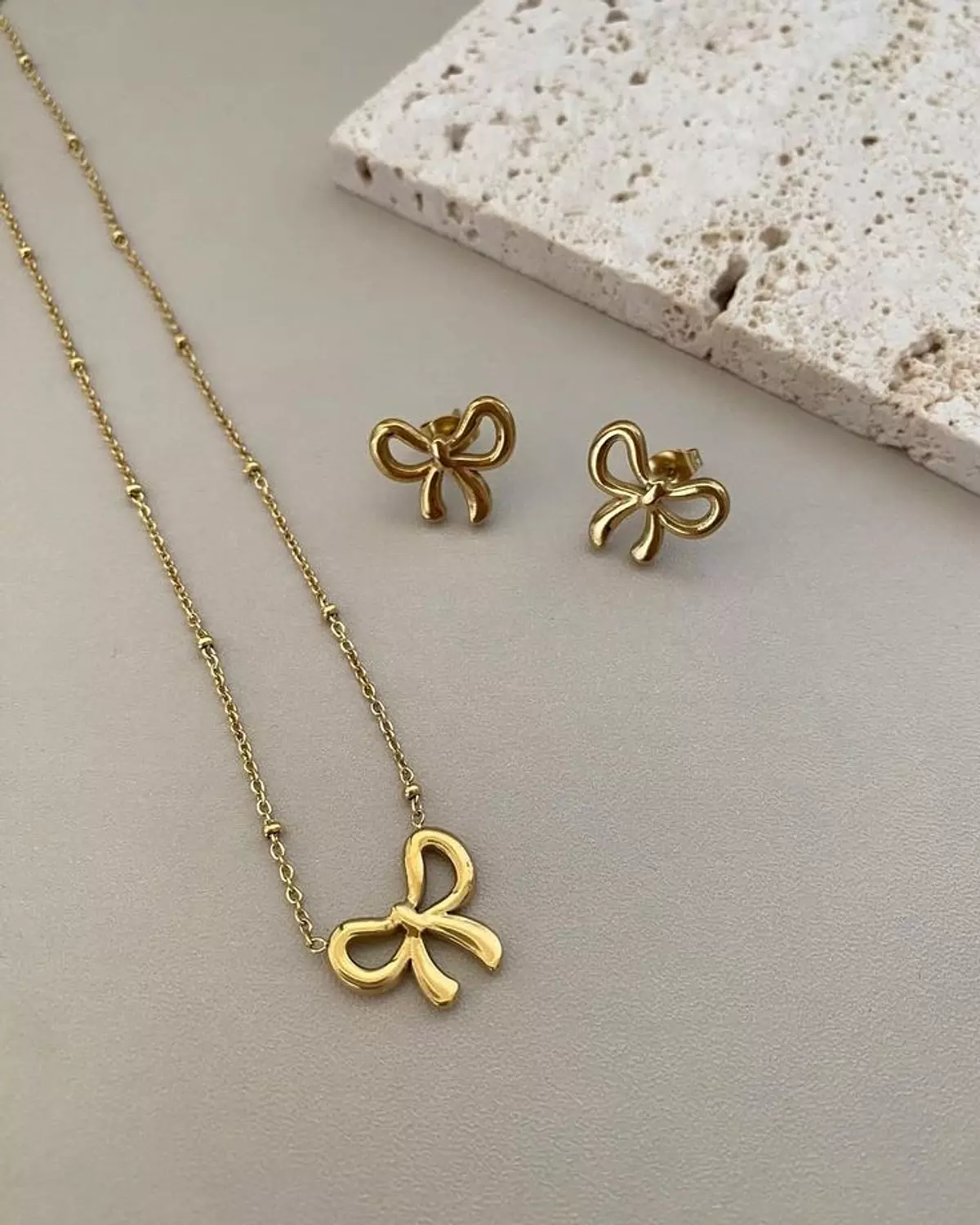 Bow Necklace N202 2