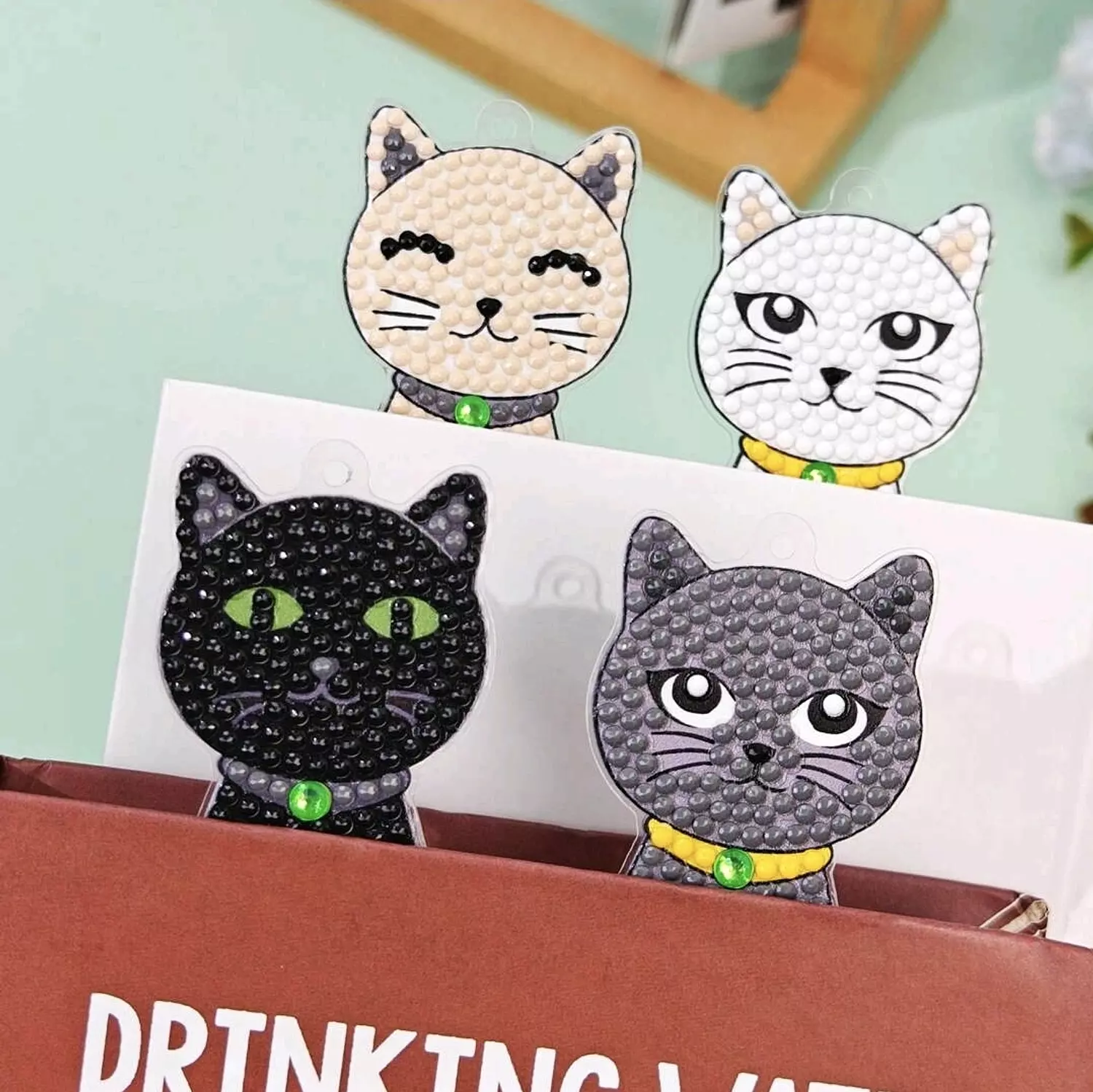 Diamond Painting Bookmarks - Cats 3