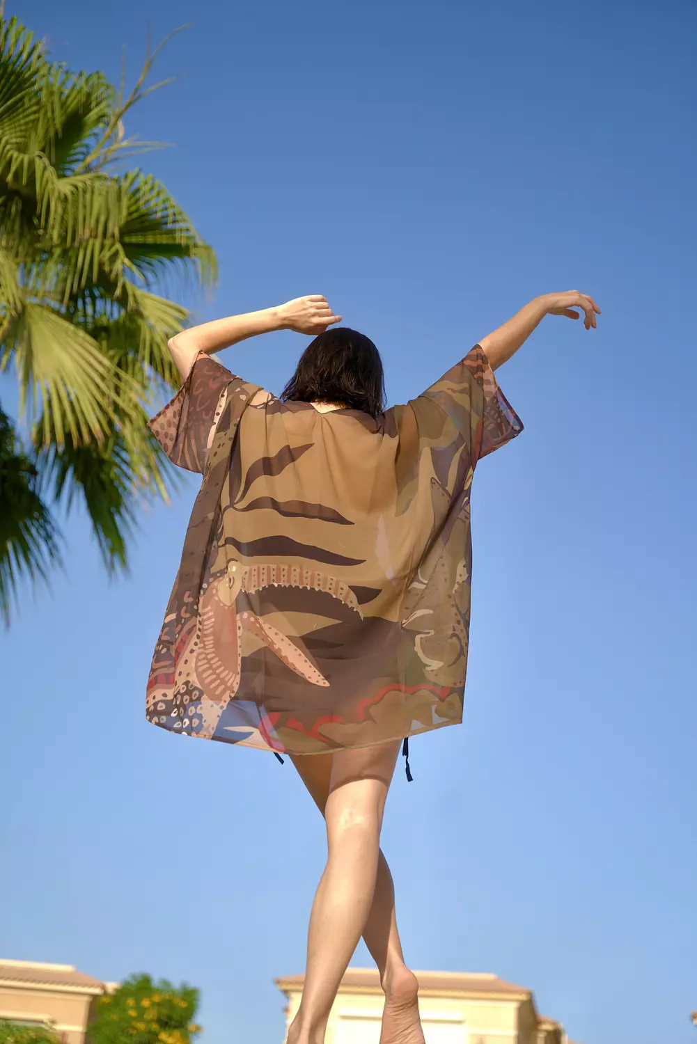 Tropical Canopy Kimono hover image