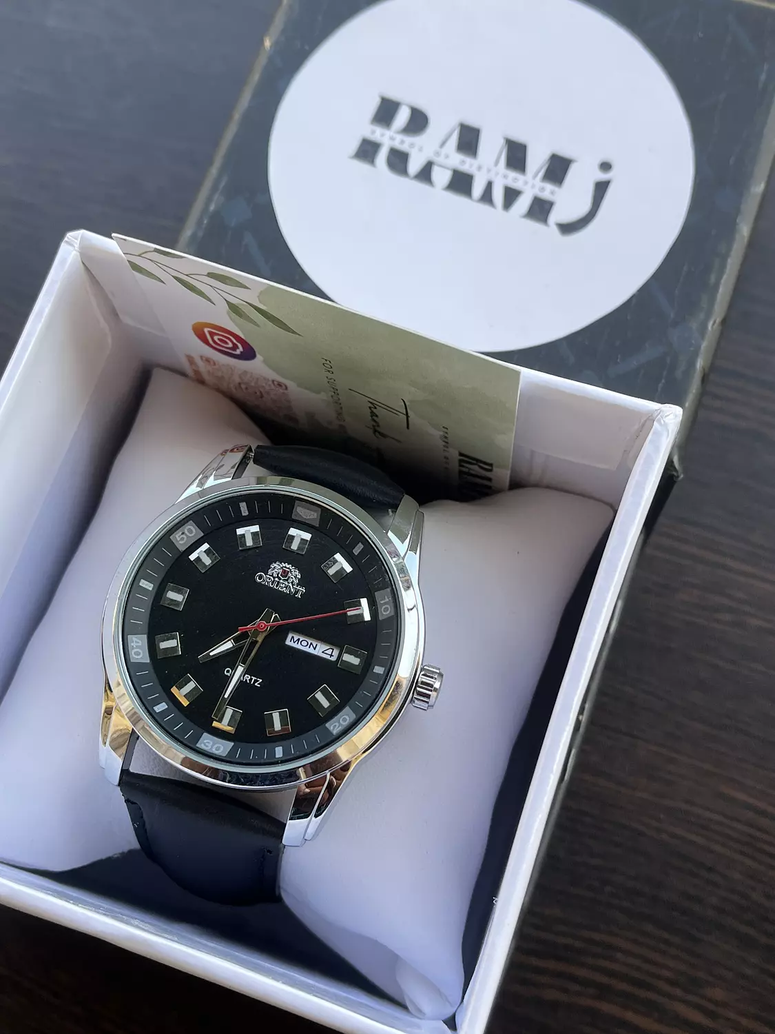 Black leather orient 5