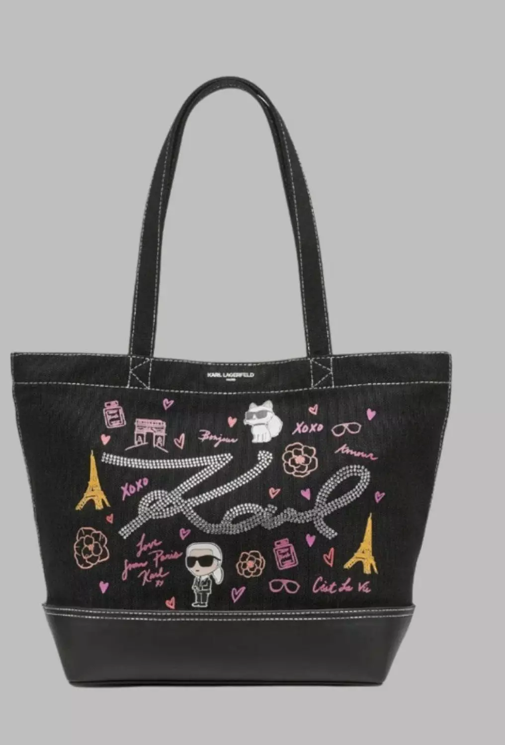  Karl Lagerfeld A stylish canvas/denim tote bag   image