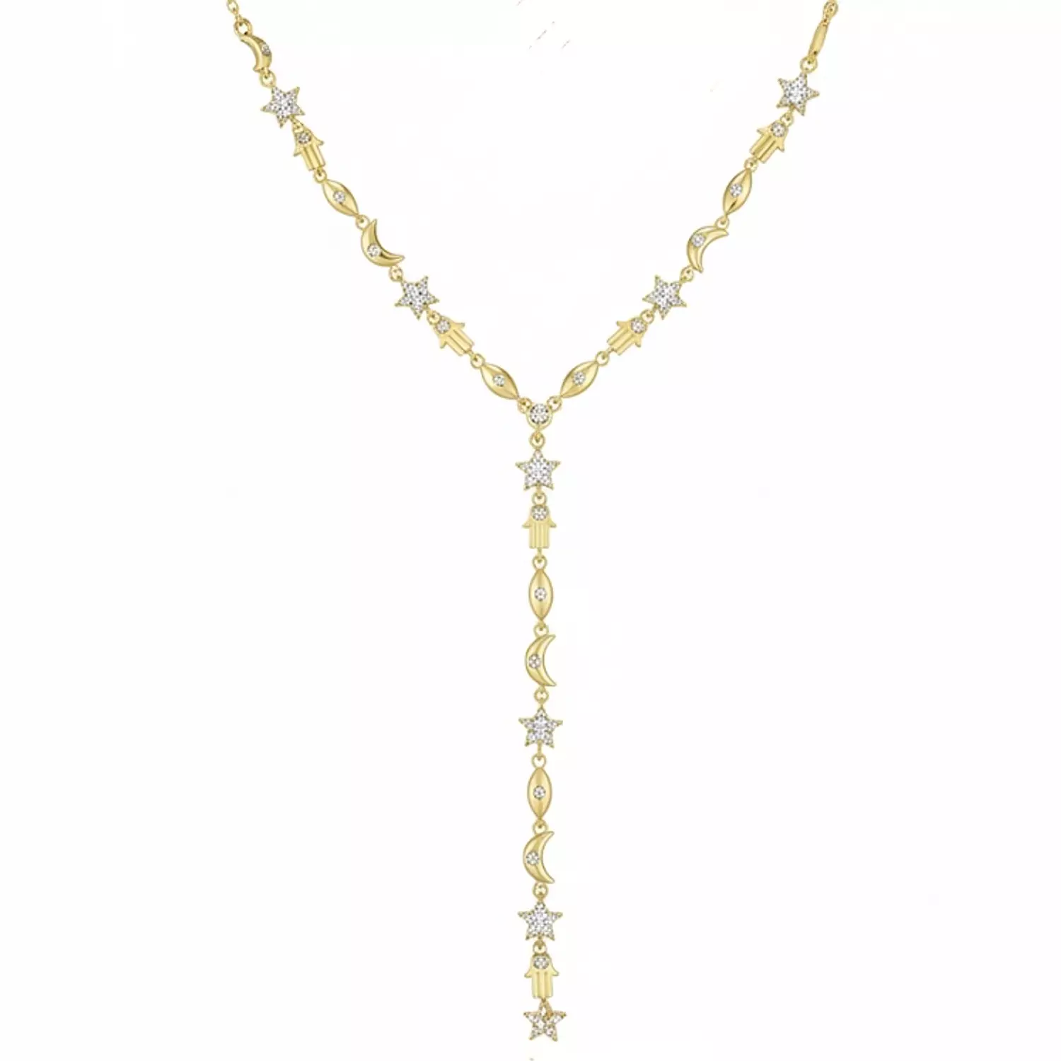 Celestial Y Necklace image