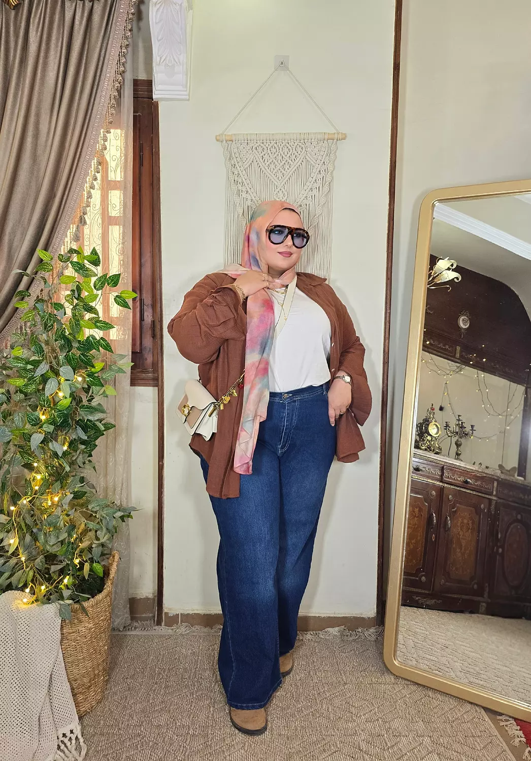 dream denim pants (dark shade) image