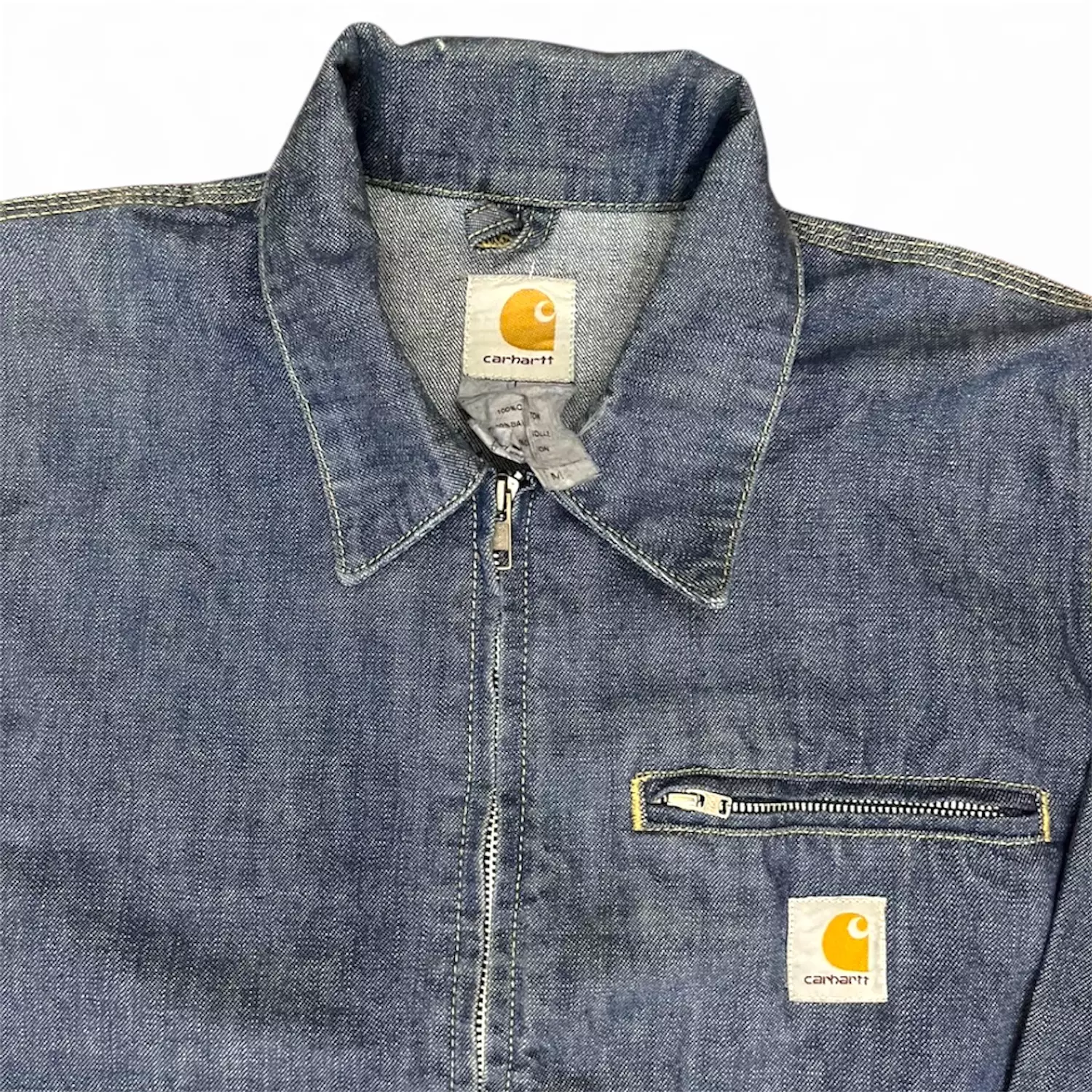 Vtg Carhartt Detroit Denim Jacket 2