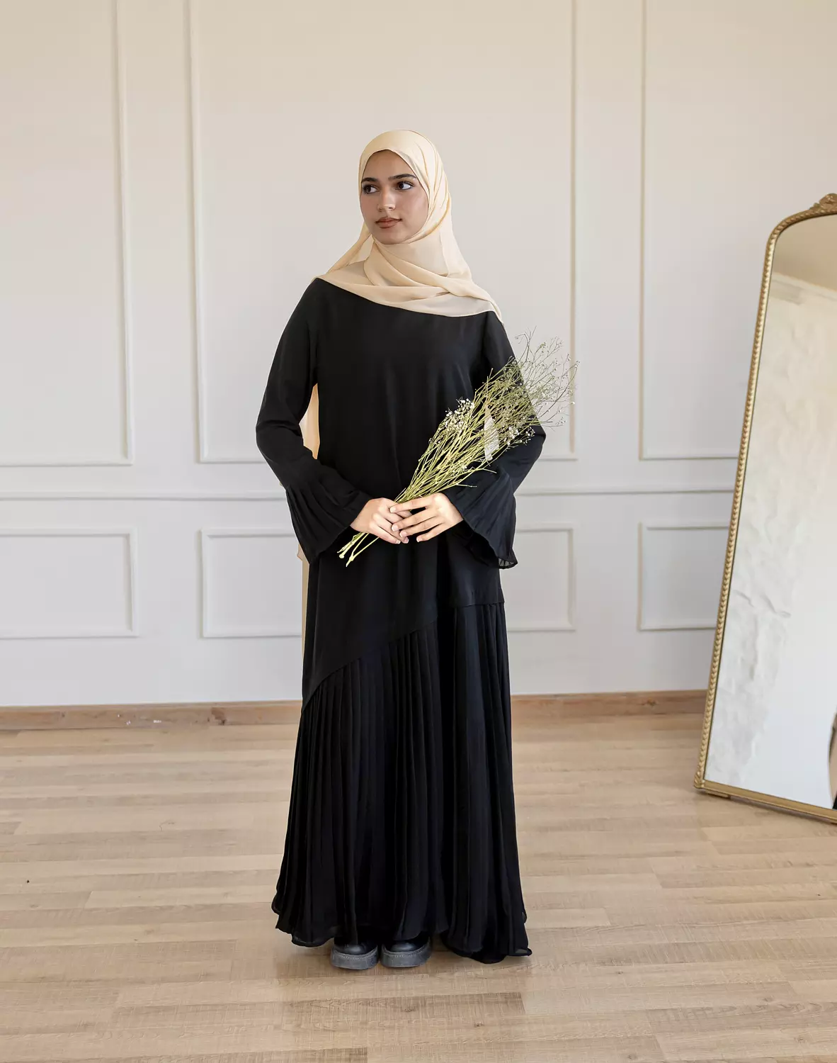 Black Orchid Abaya 047 2