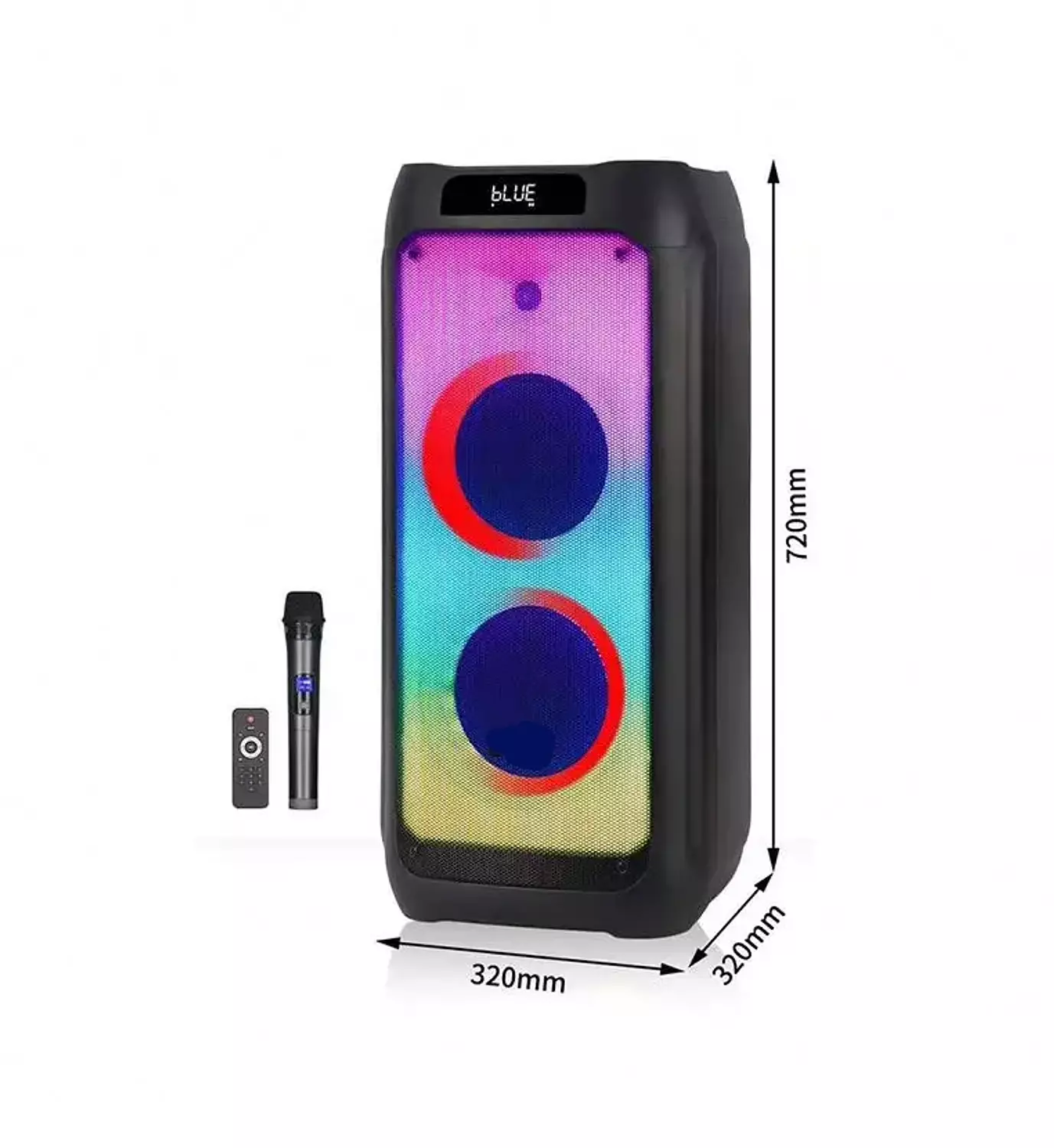 Vovo V-1165 Double 10-inch Party Speaker 3