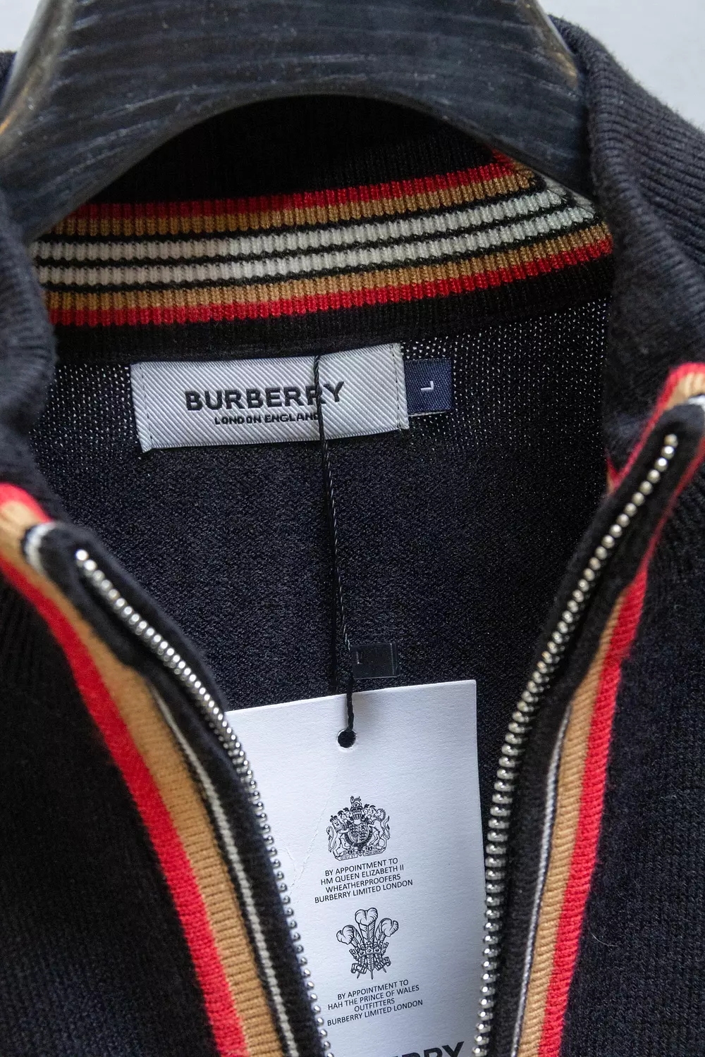 BURBERRY FULL ZIPPER PULLOVER / 1549 4