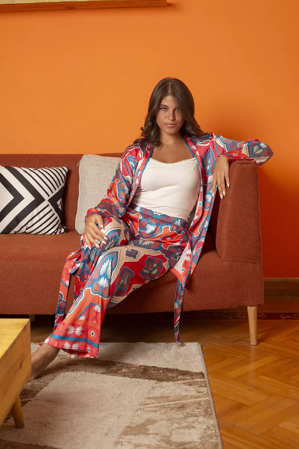 Art Deco Colorful Kimono Set 4