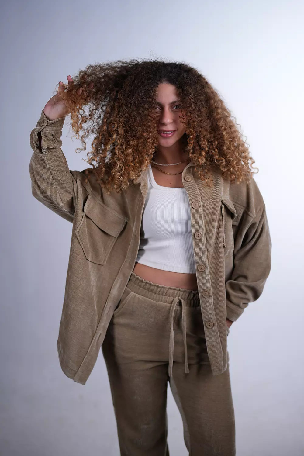 Lounge Co-Ord - Beige 2