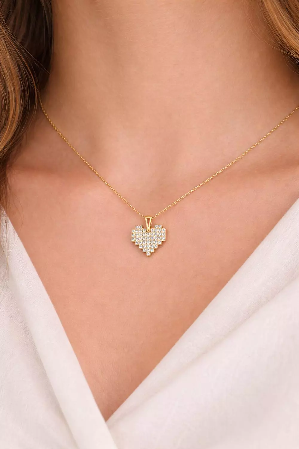  Silver Necklace Heart image
