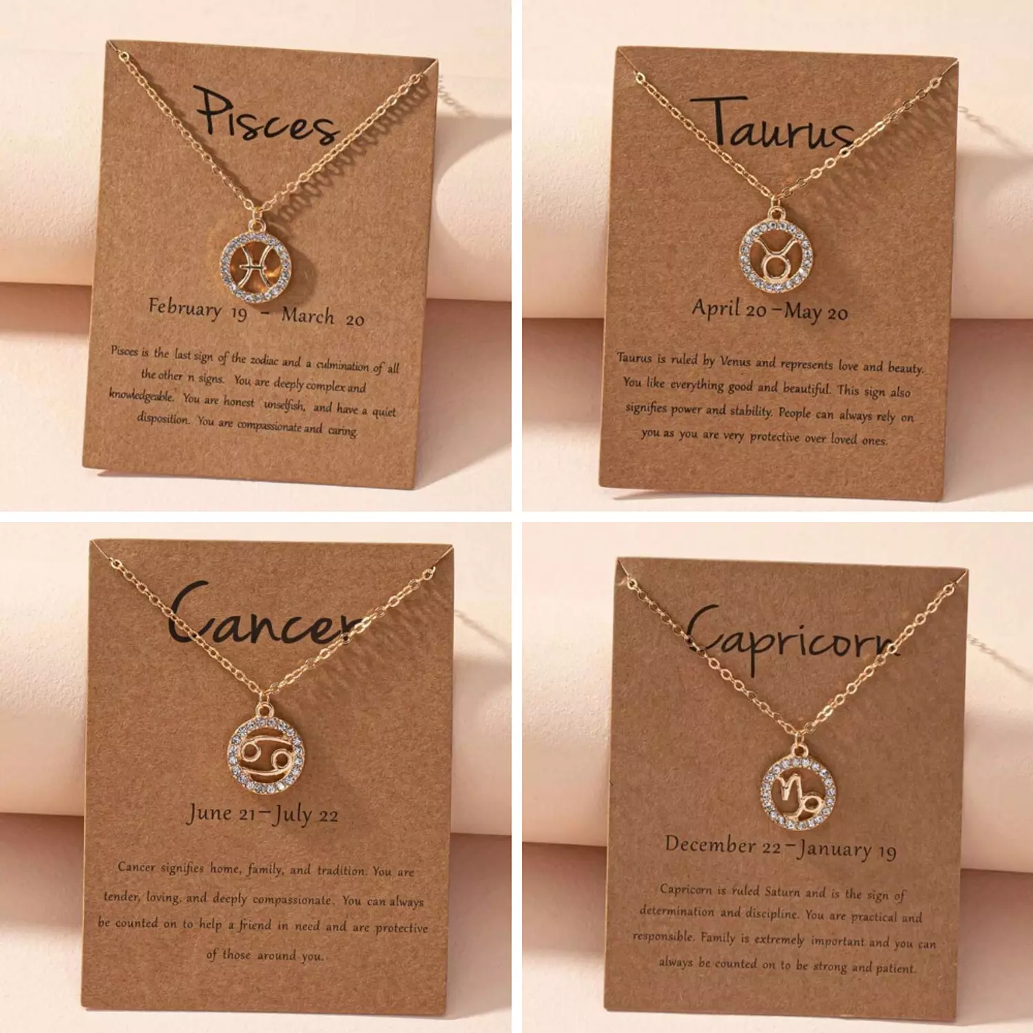 1 Pc Horoscope Necklace C image