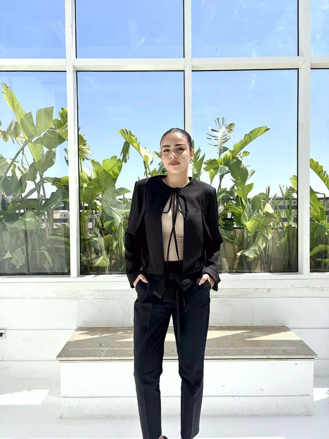 Miranda Cropped Blazer hover image