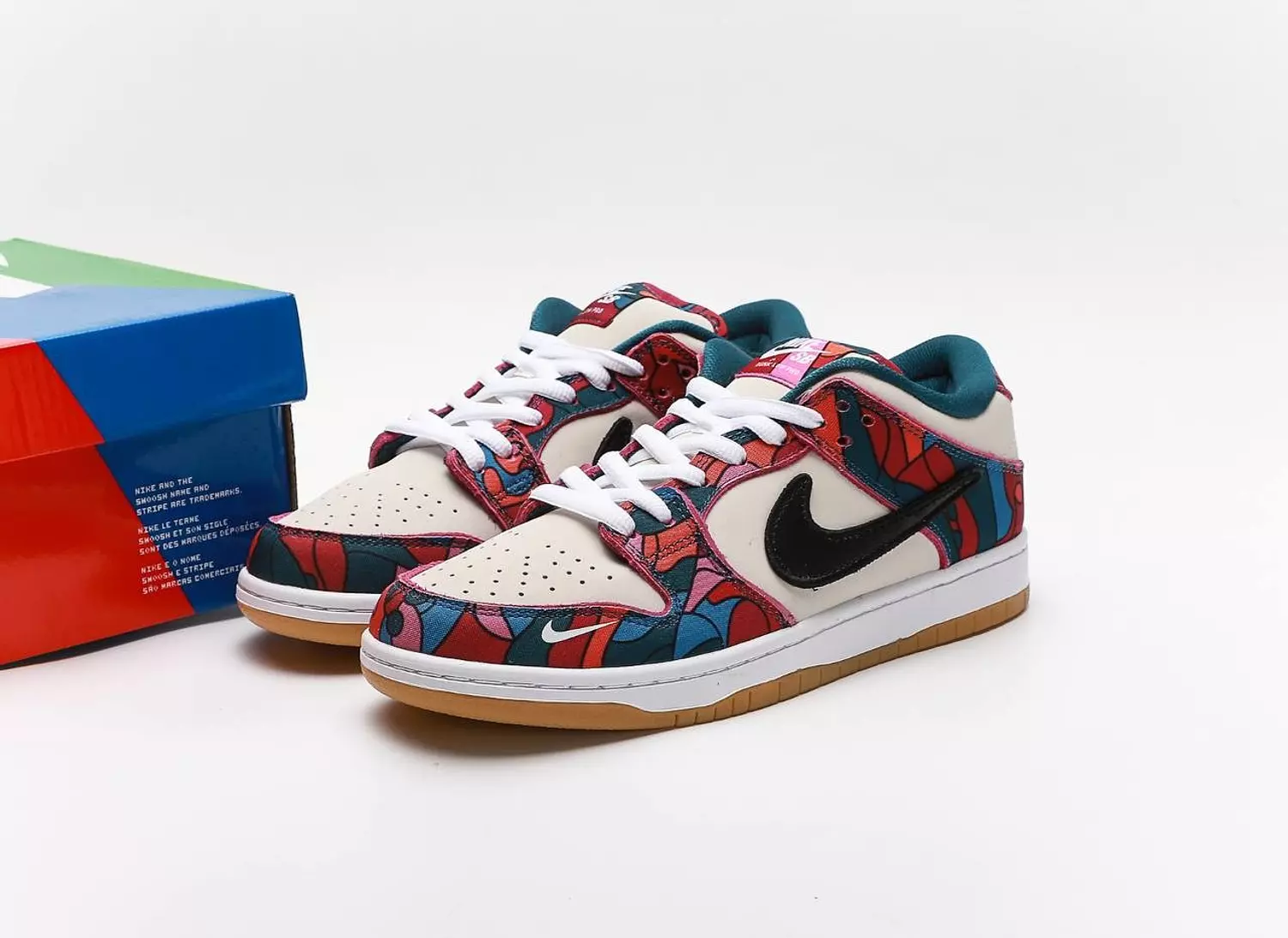 Nike SB Dunk Low Pro Parra Abstract Art  1