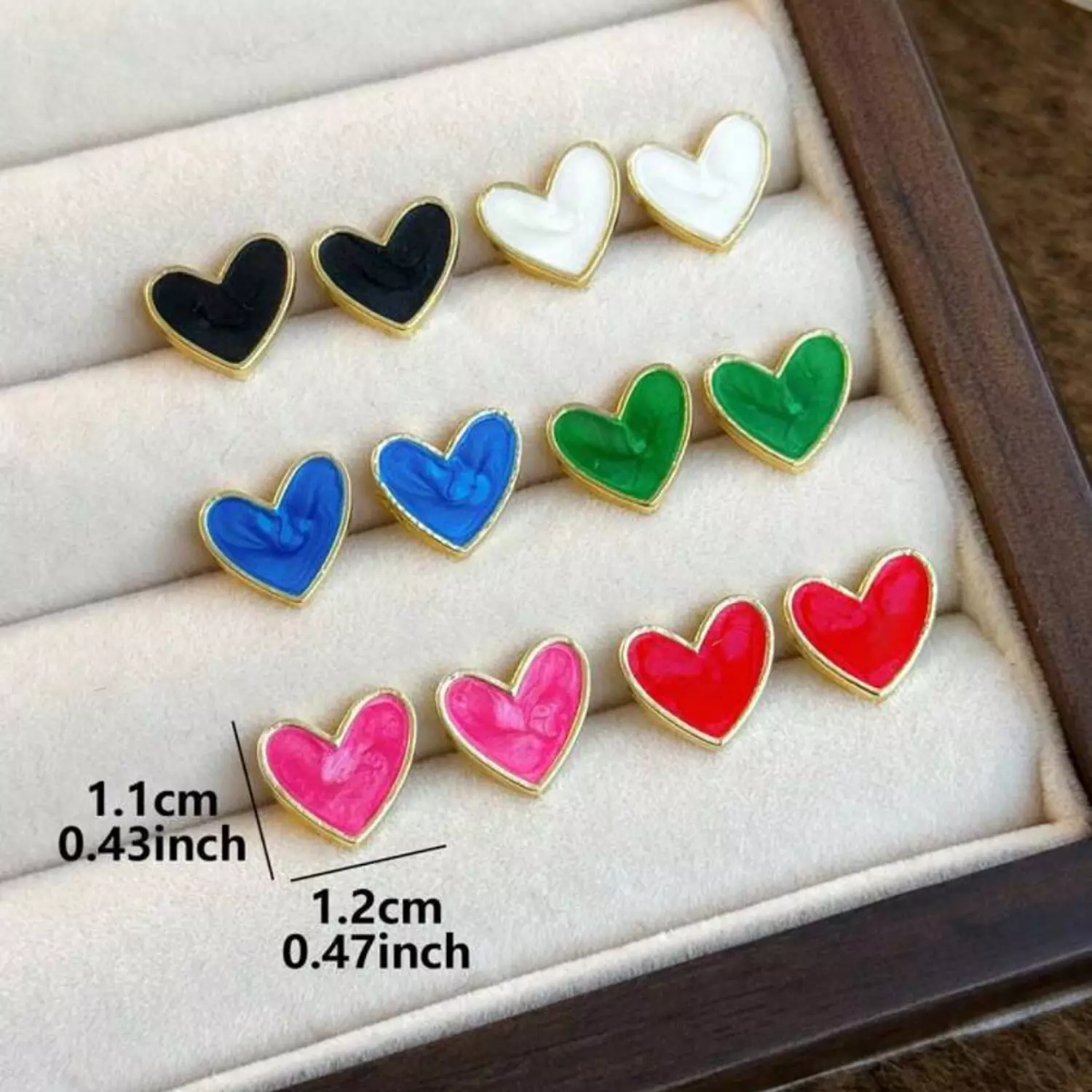 Pop Heart Stud Earrings 1