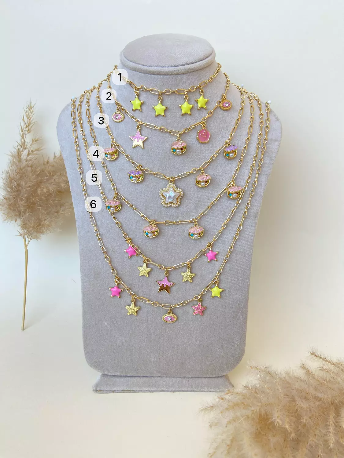 Cotton candy necklace  image