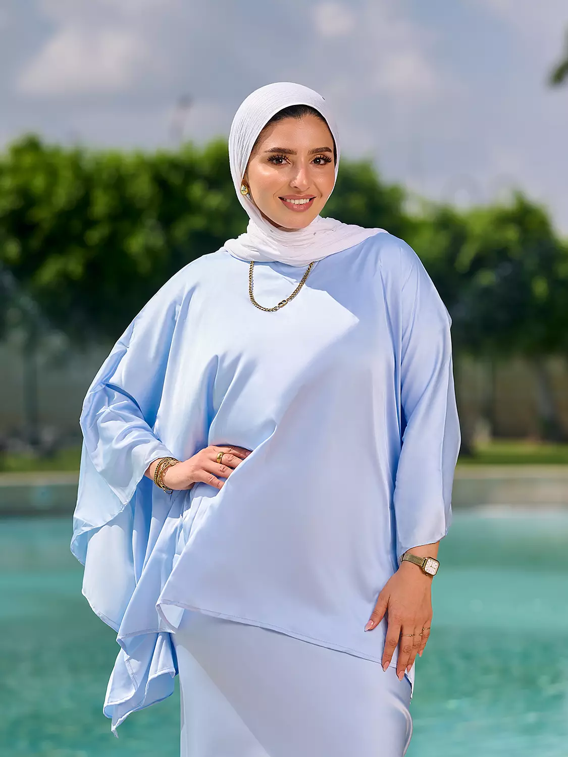 Soiree Suit in Baby Blue 8
