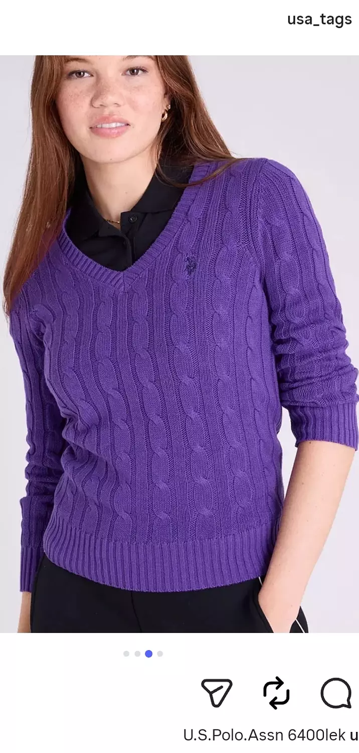 U.S. POLO ASSN   Cable Knit sweater  image