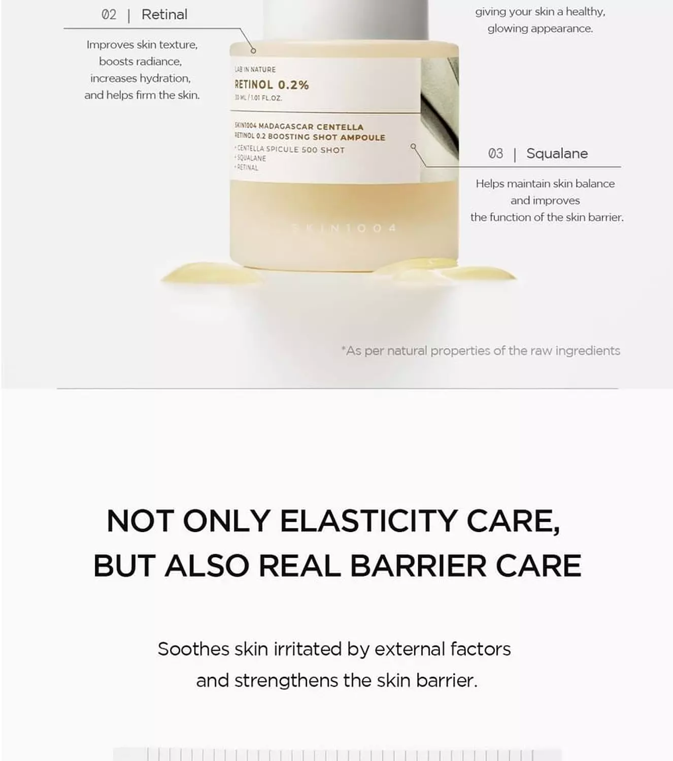 SKIN1004 - Madagascar Centella Retinol 0.2 Boosting Shot Ampoule 7
