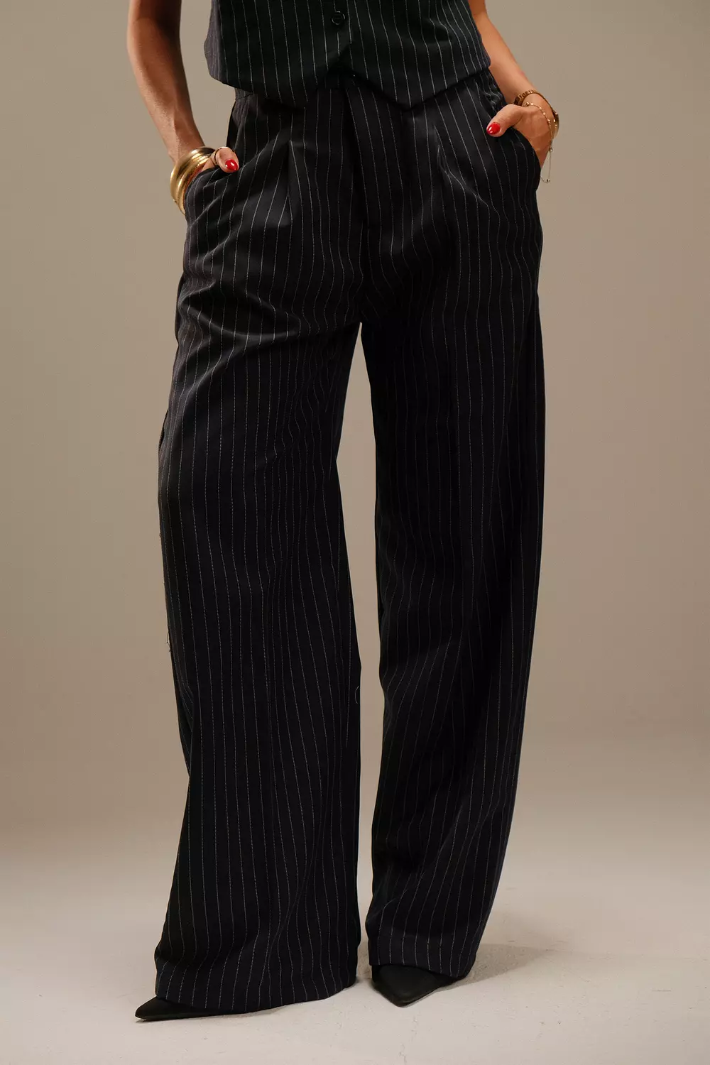 Pin Striped Pants | Women 5