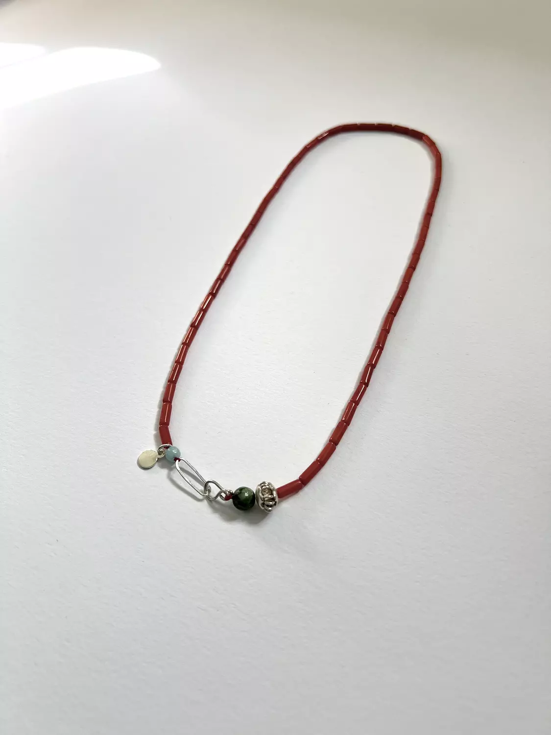 Red Bamboo Necklace  hover image