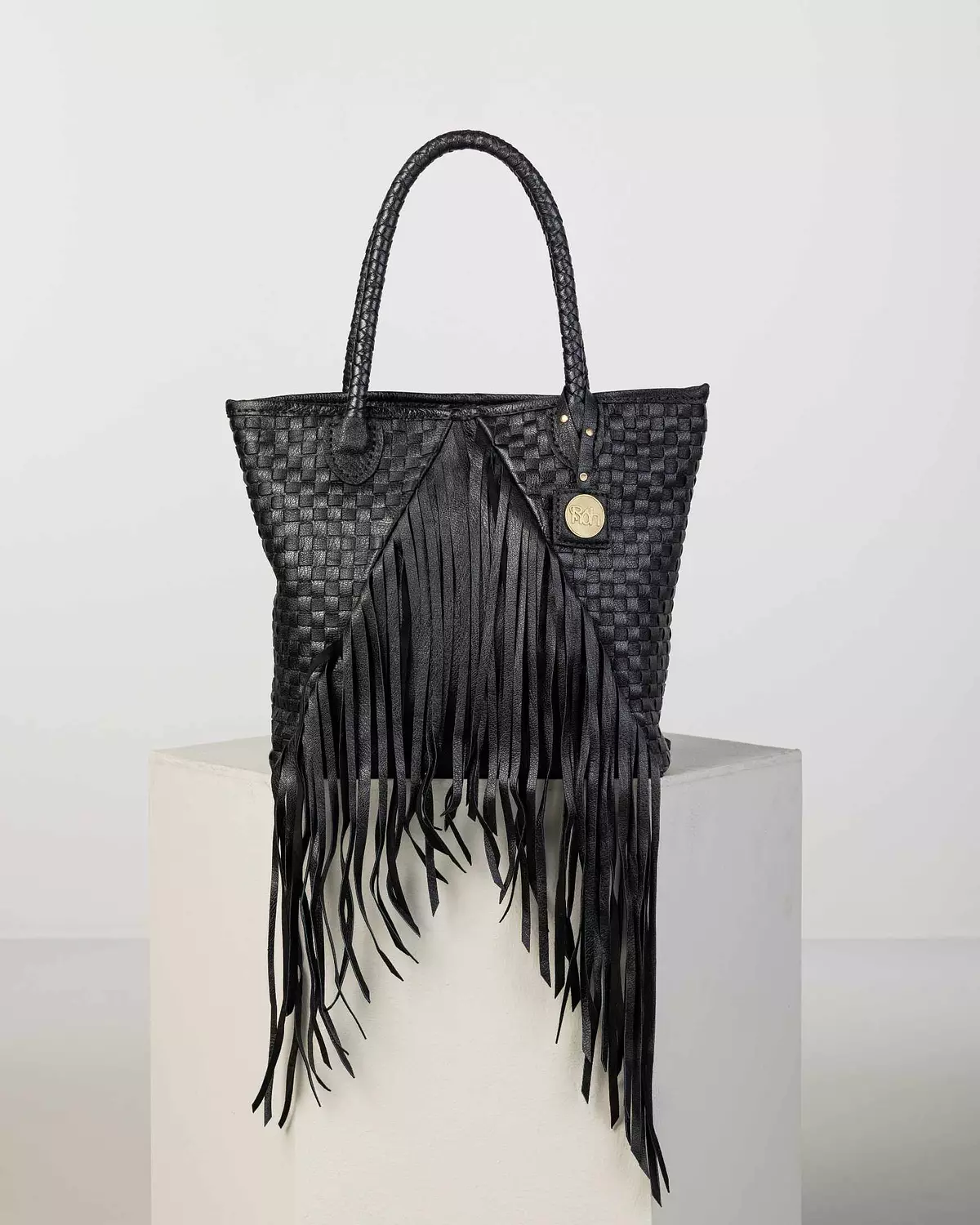 Lady woven and fringes Bag  hover image