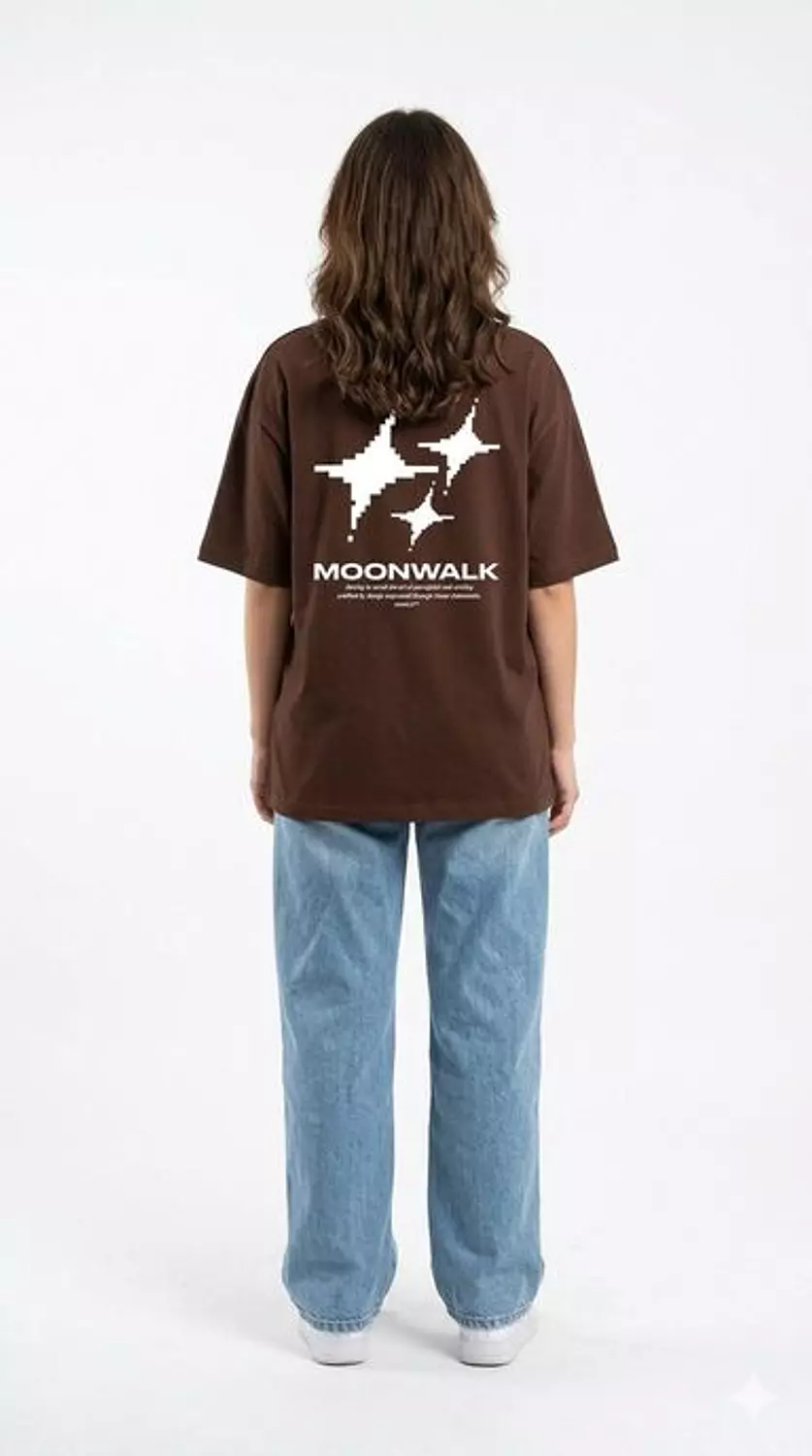 102 BROWN PIXEL T-SHIRT 2
