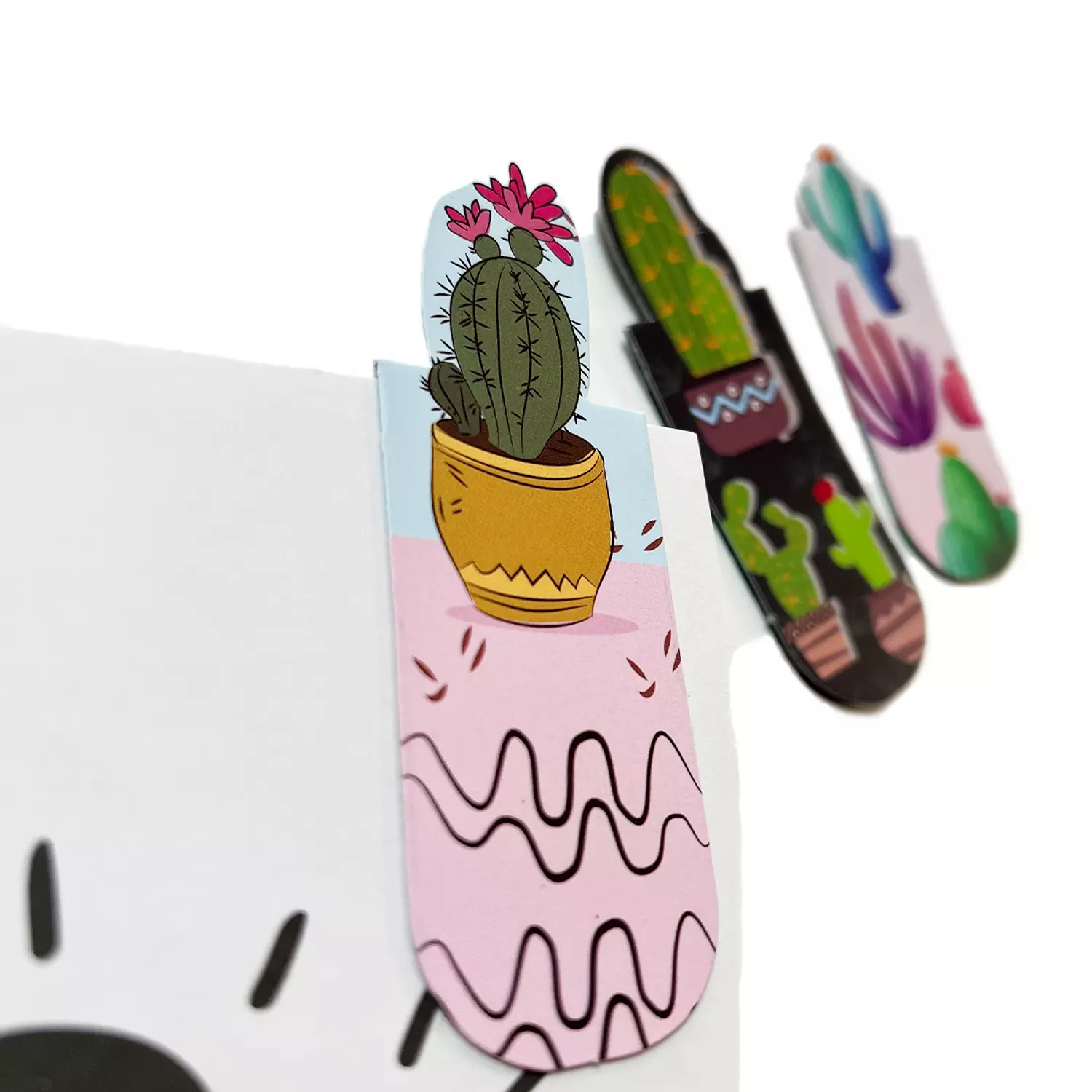 Memo  Magnetic Bookmarks "Cactus" (3 pcs) 5