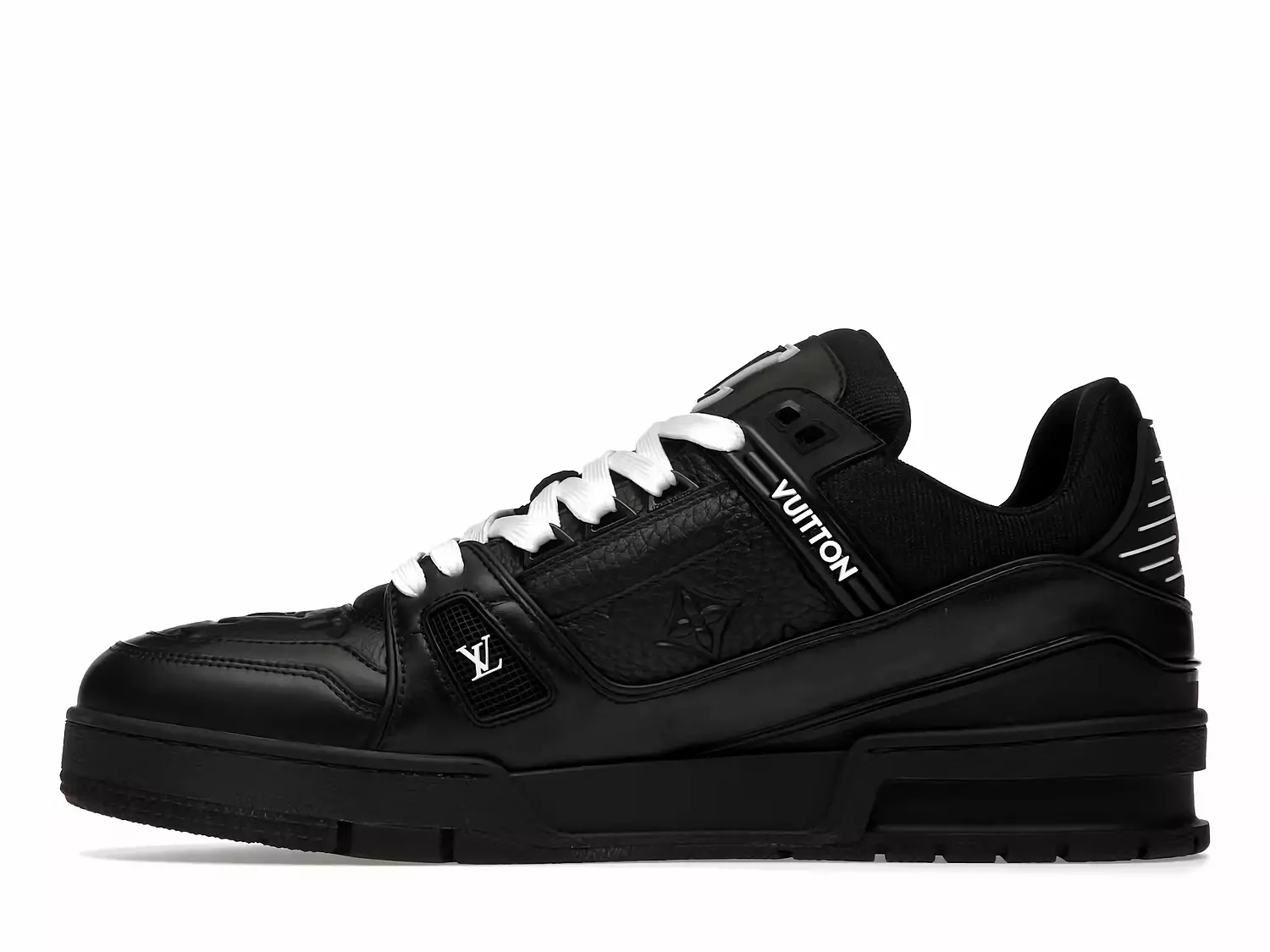 Louis Vuitton Trainer Black Embossed Monogram 2
