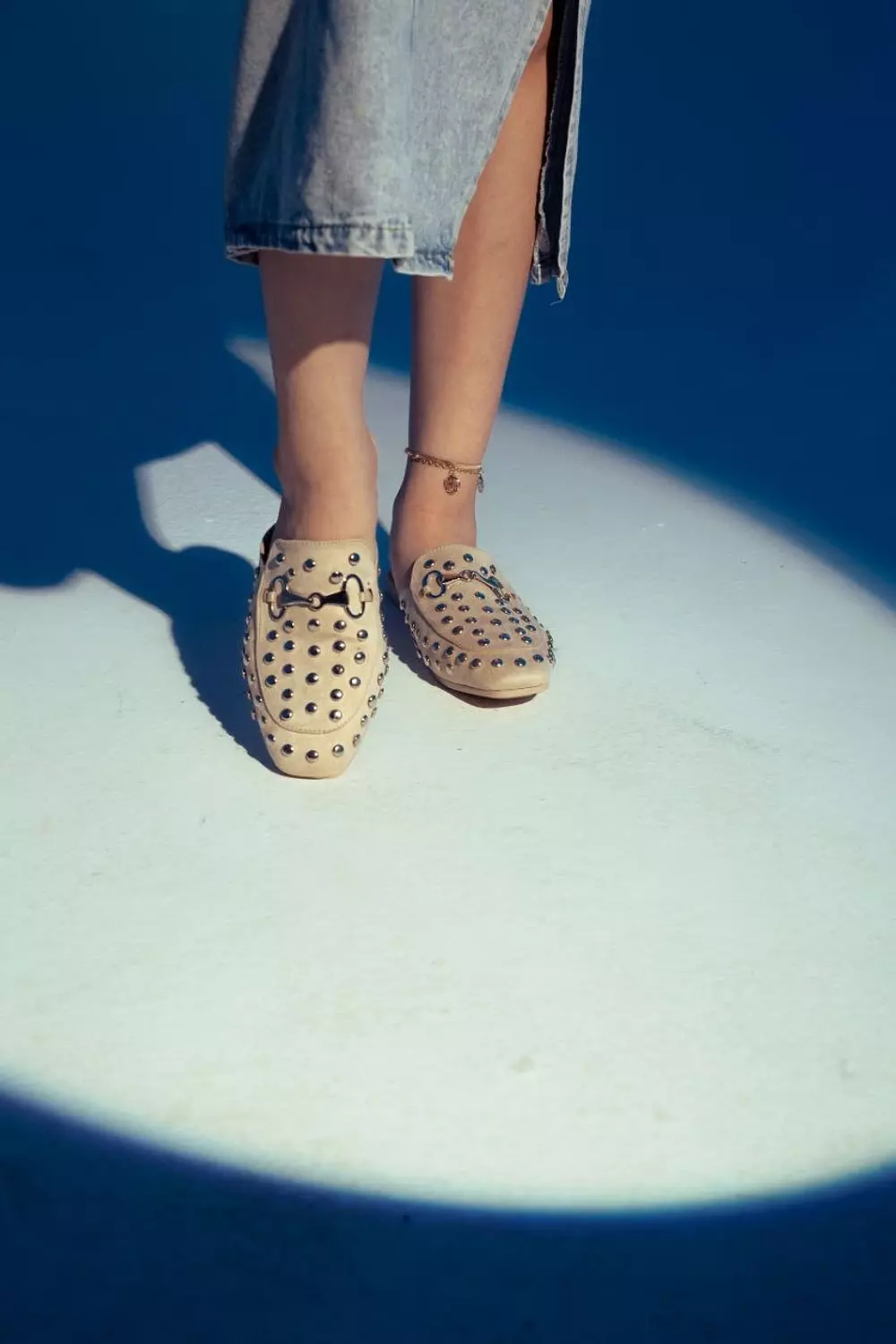 Studed Mules hover image