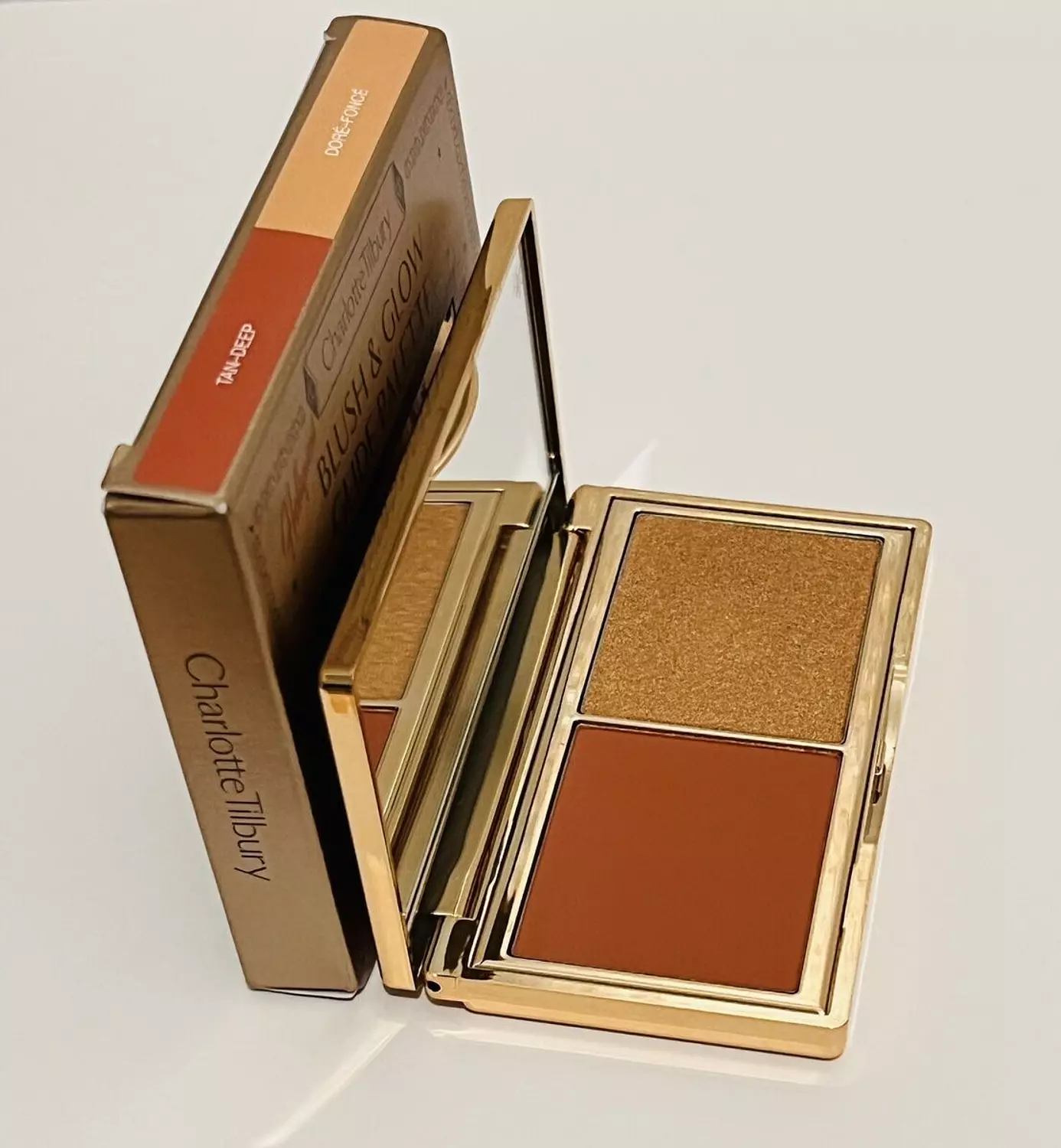 Charlotte Tilbury Hollywood MINI Blush & Glow Glide Palette TAN DEEP NEW 10