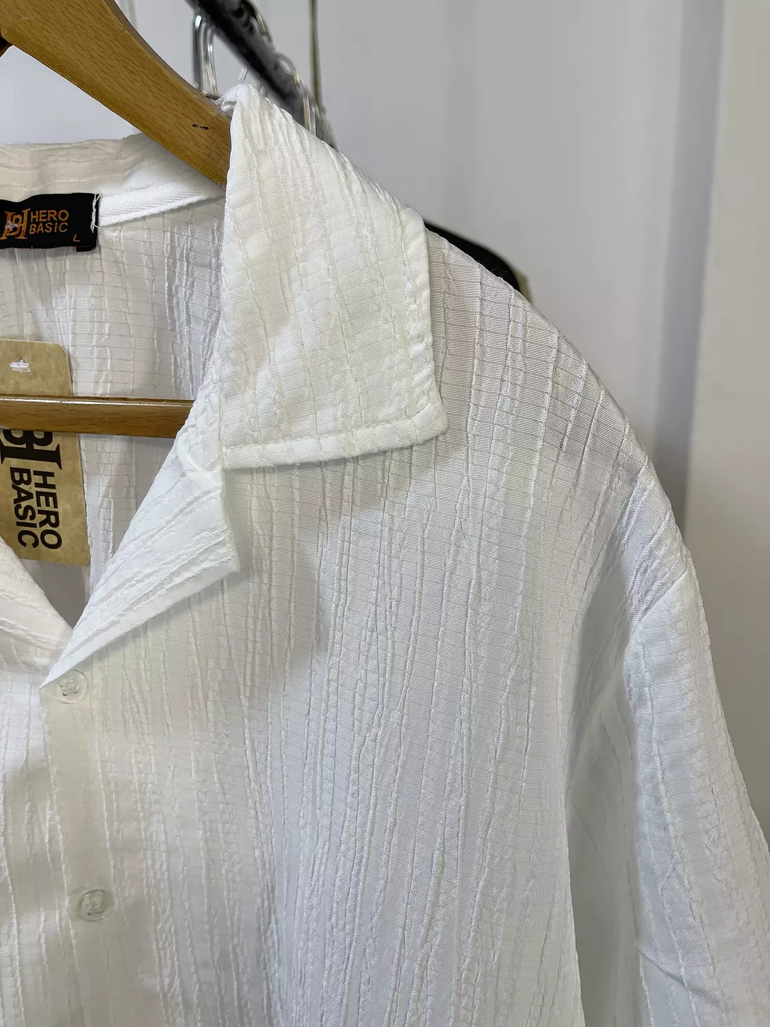 Short and shirt white set 2