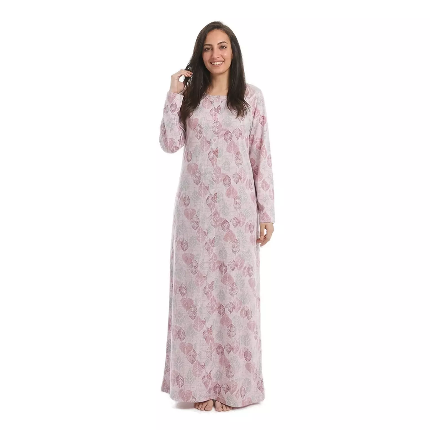 Women Summer Nightgown - 2484 - Rose image