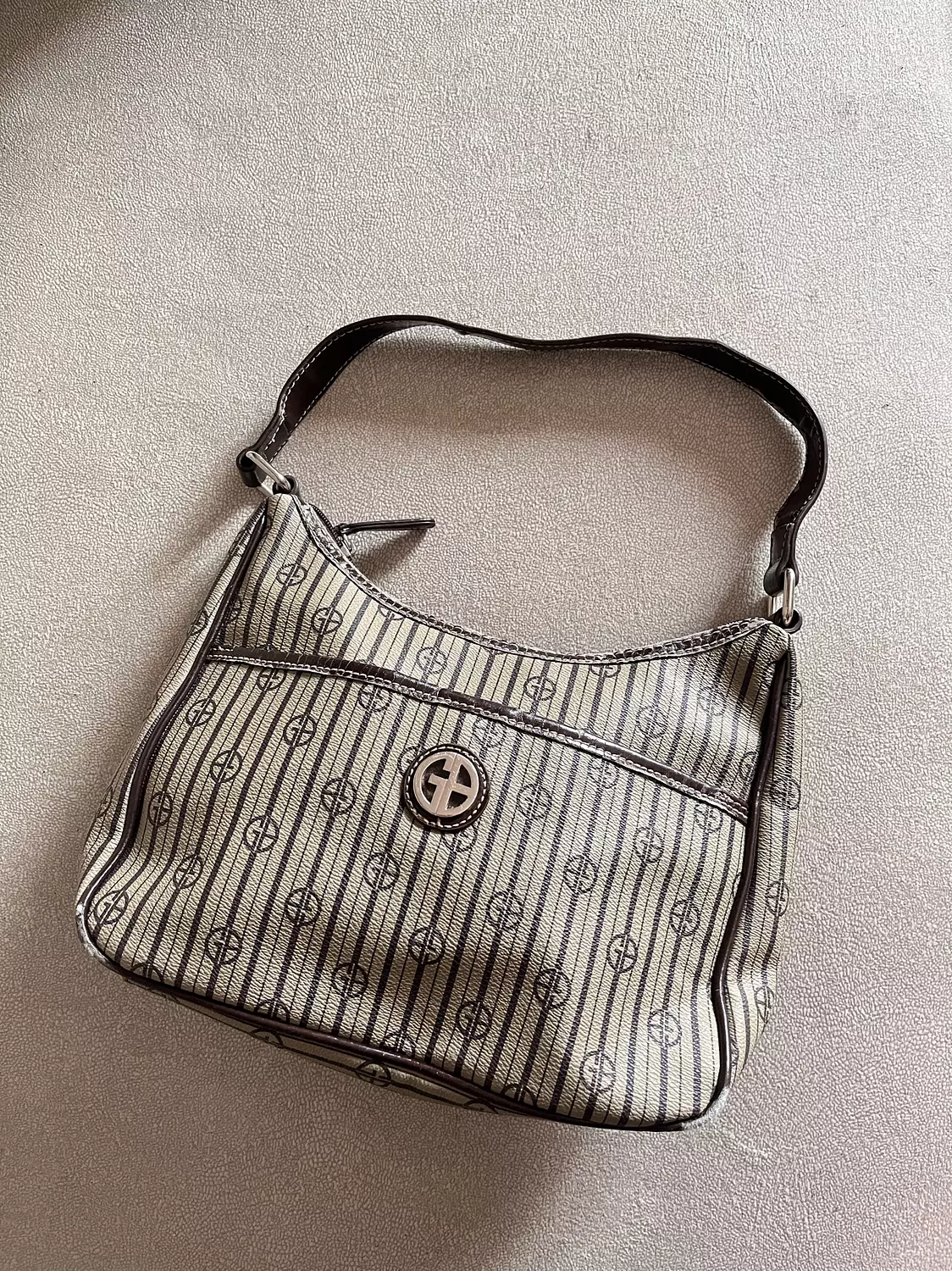 Authentic Giani Bernini monogram shoulder bag image