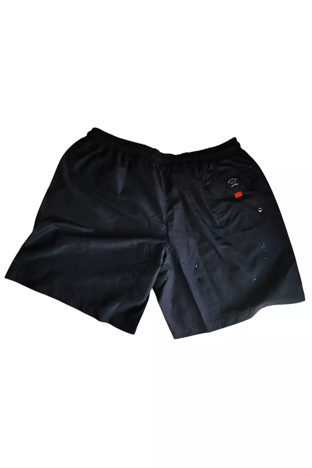 Pauld and shark Swim Shorts with Reflective Logo Print  black hover image