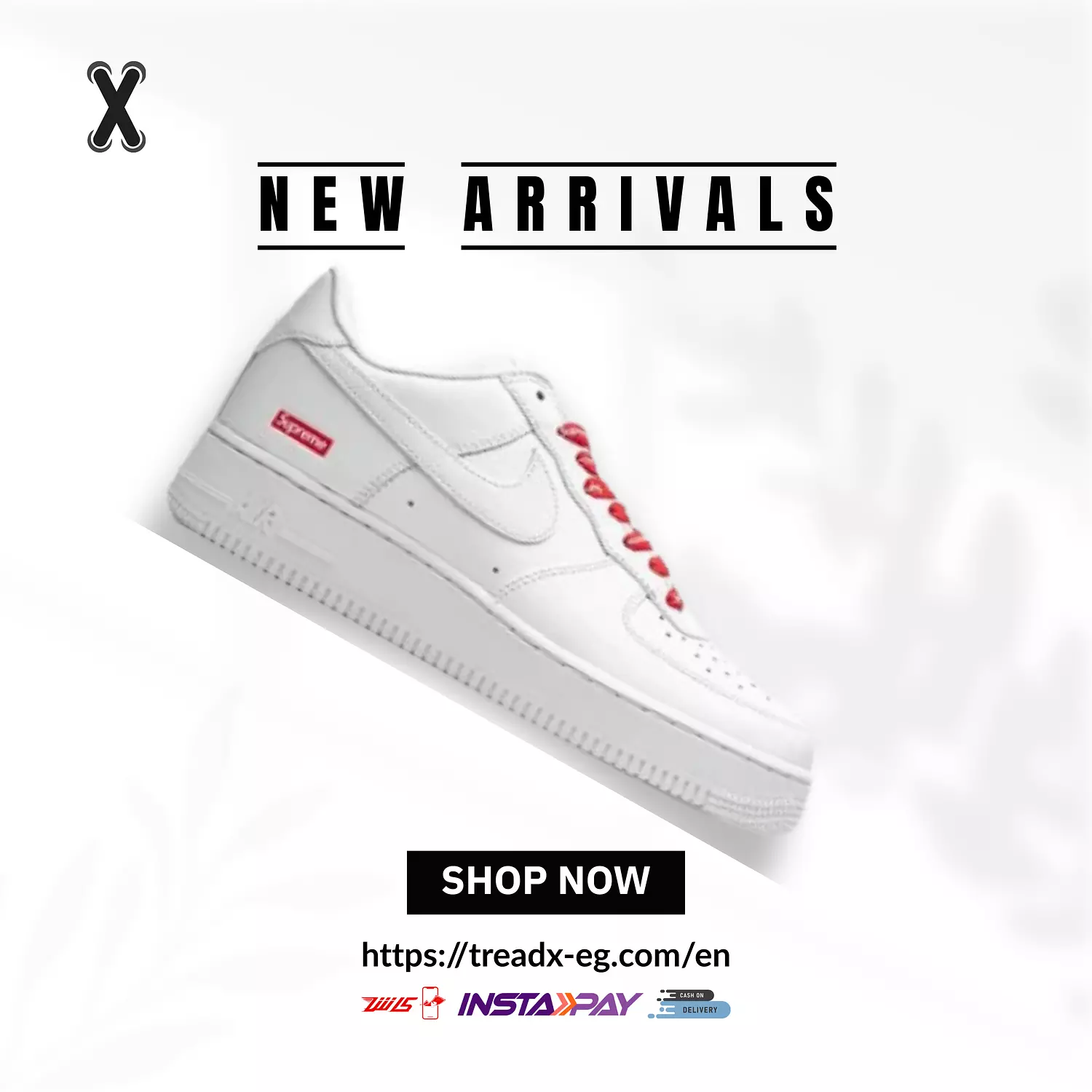 Air Force 1 White Supreme  image