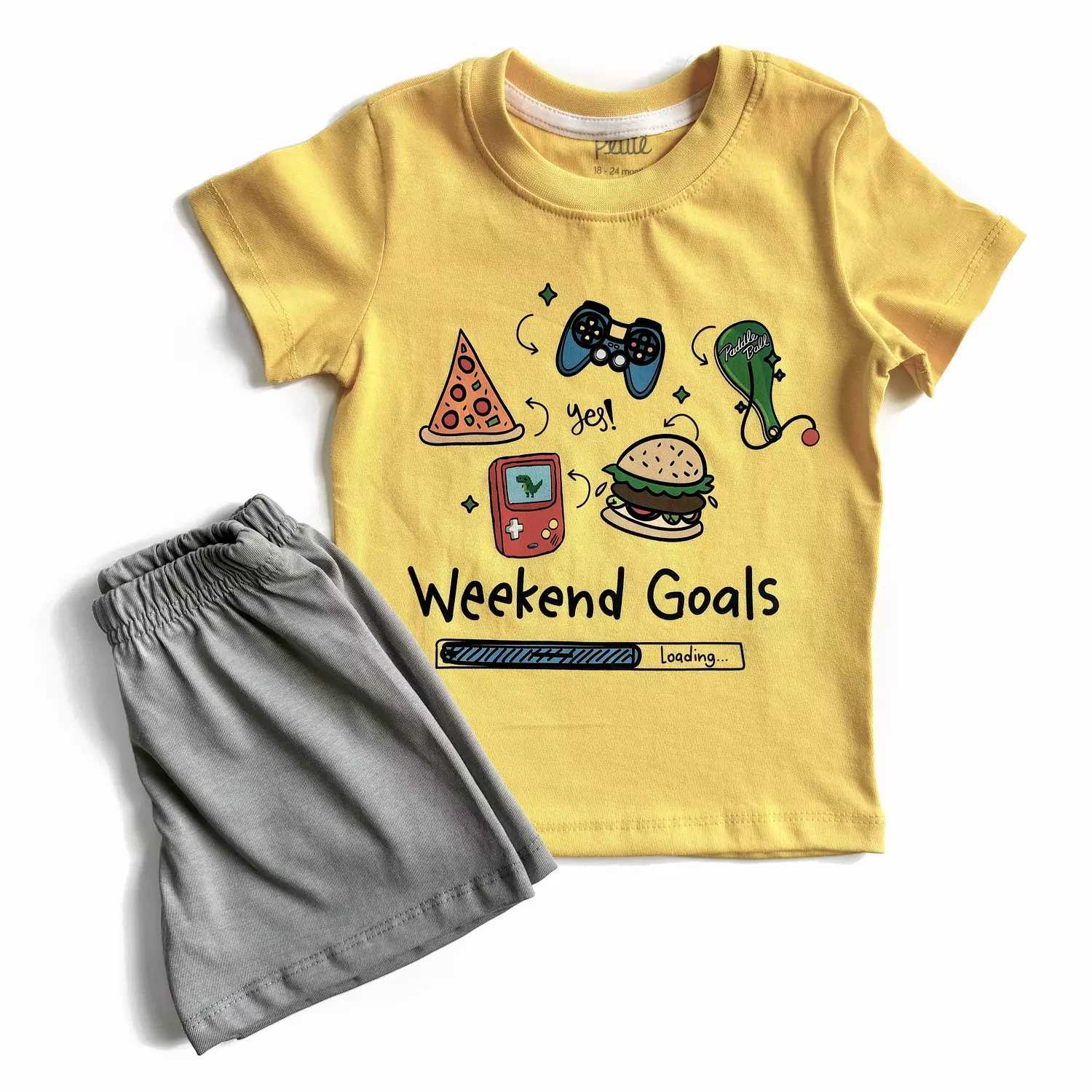 Weekend Goals Cotton Boys PJs 
