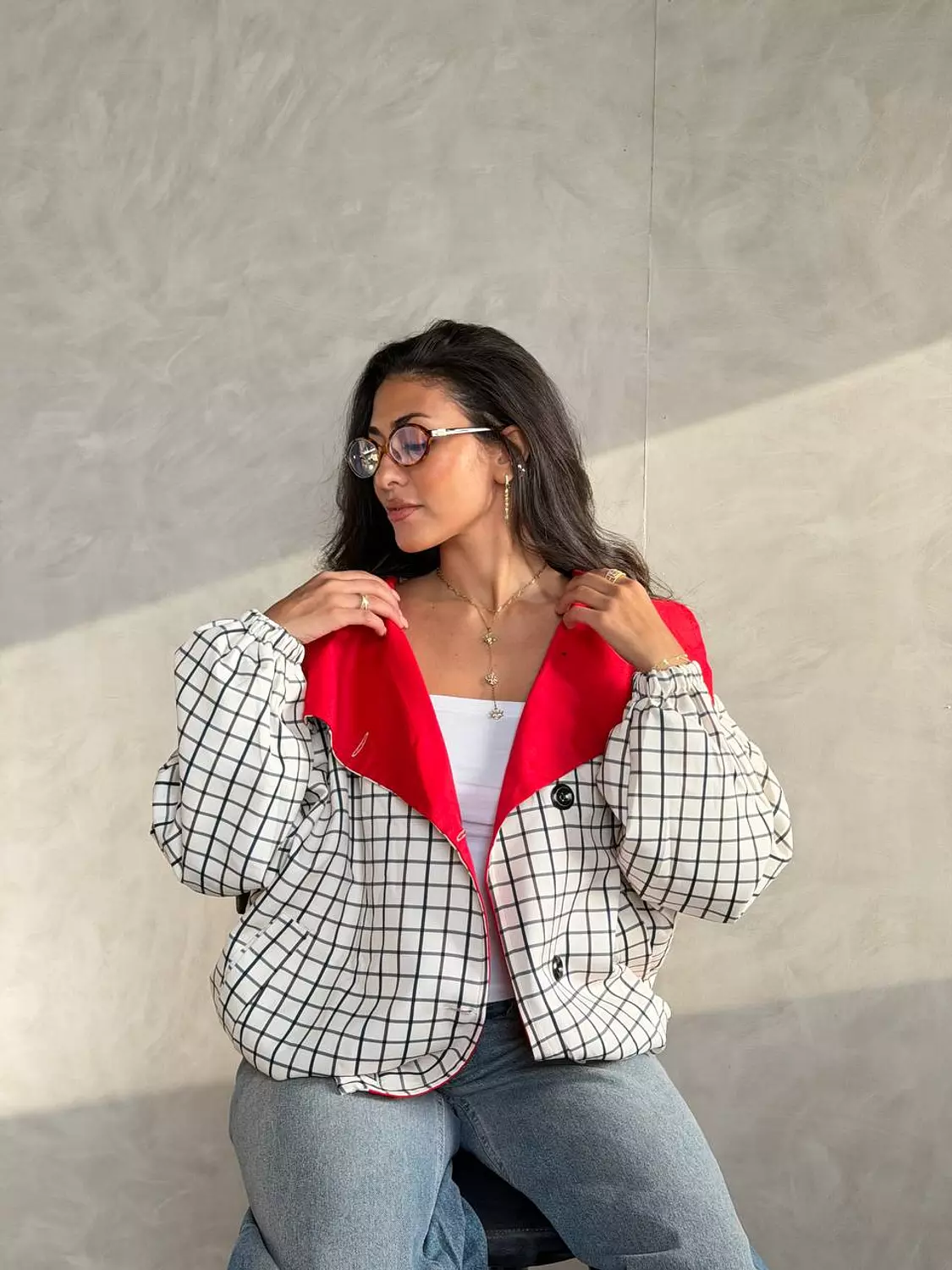 Scarlet Contrast Jacket 6