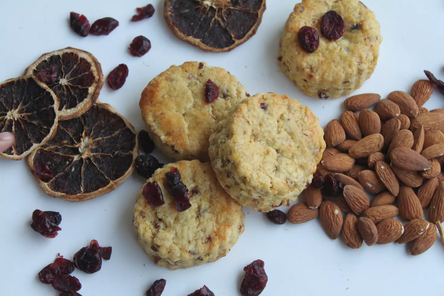 Cranberry Orange Almond Scones 6