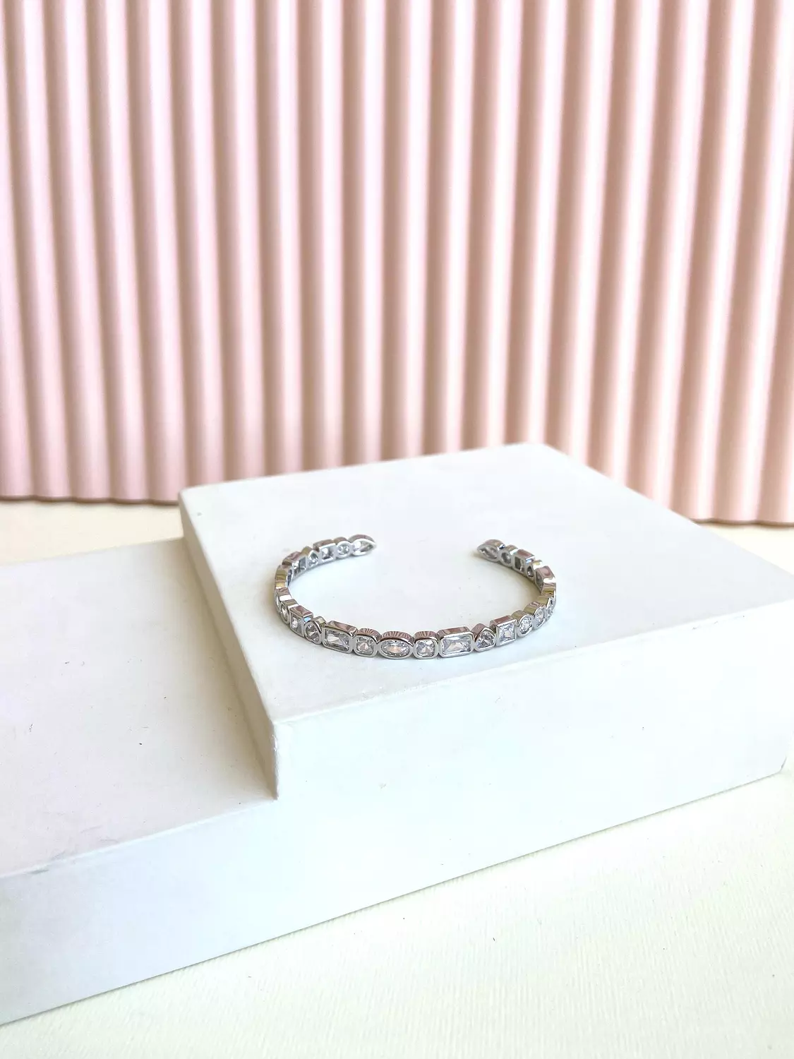 Silver lined bangle 1