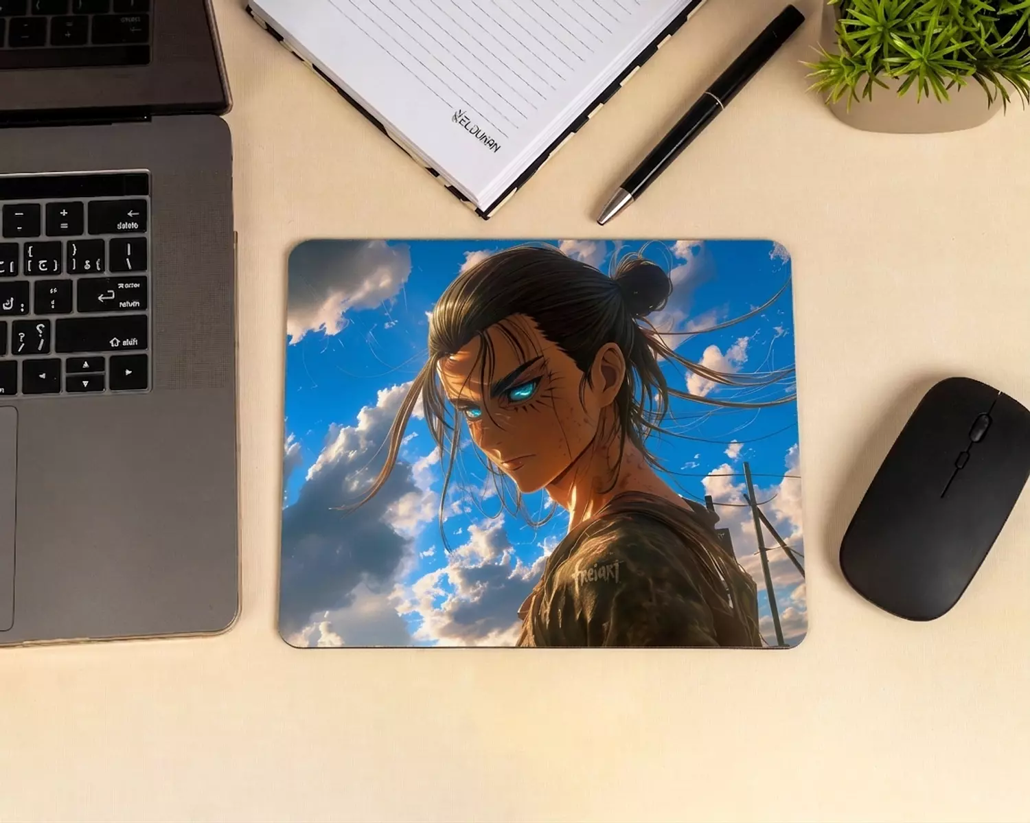Attack on titans mouse pad image
