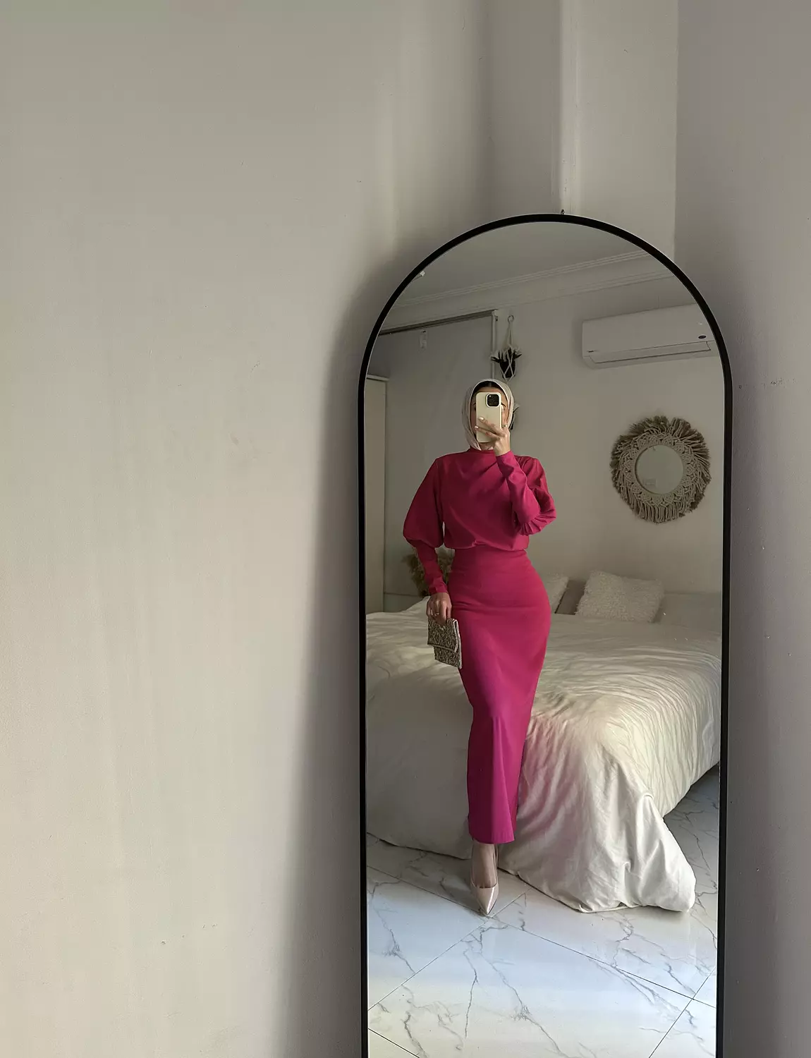 Fuchsia dress 1