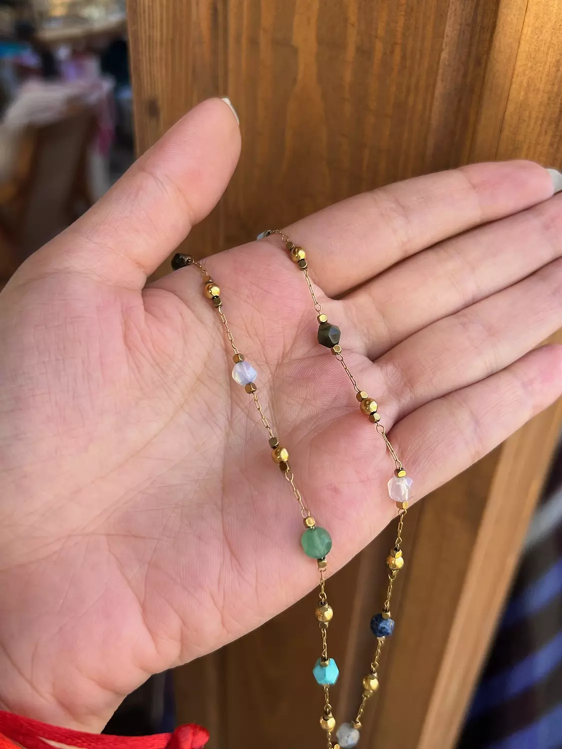 Mystic Beads drop necklace  2