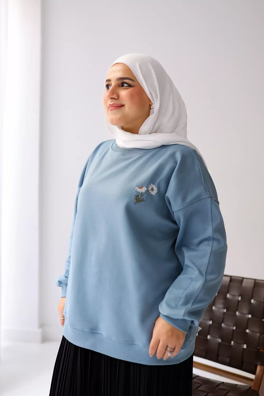  violet over size hoodie 🤍 9