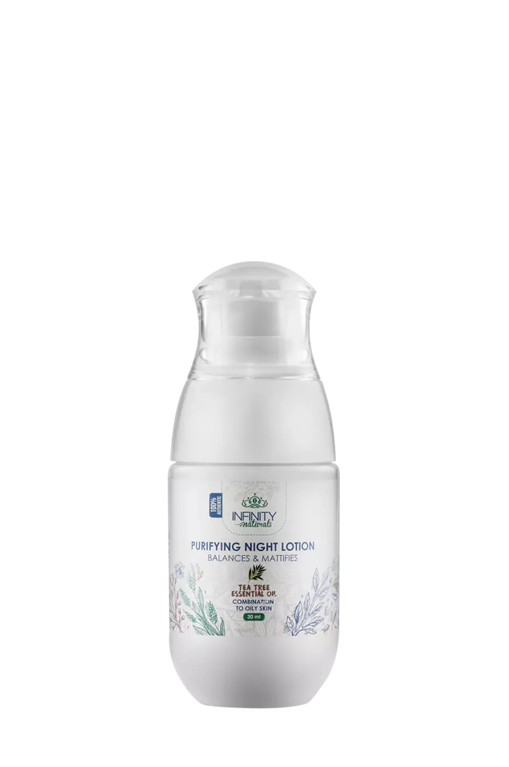 Infinity - Naturals Purifying Night Lotion Tea Tree - 30 ml image