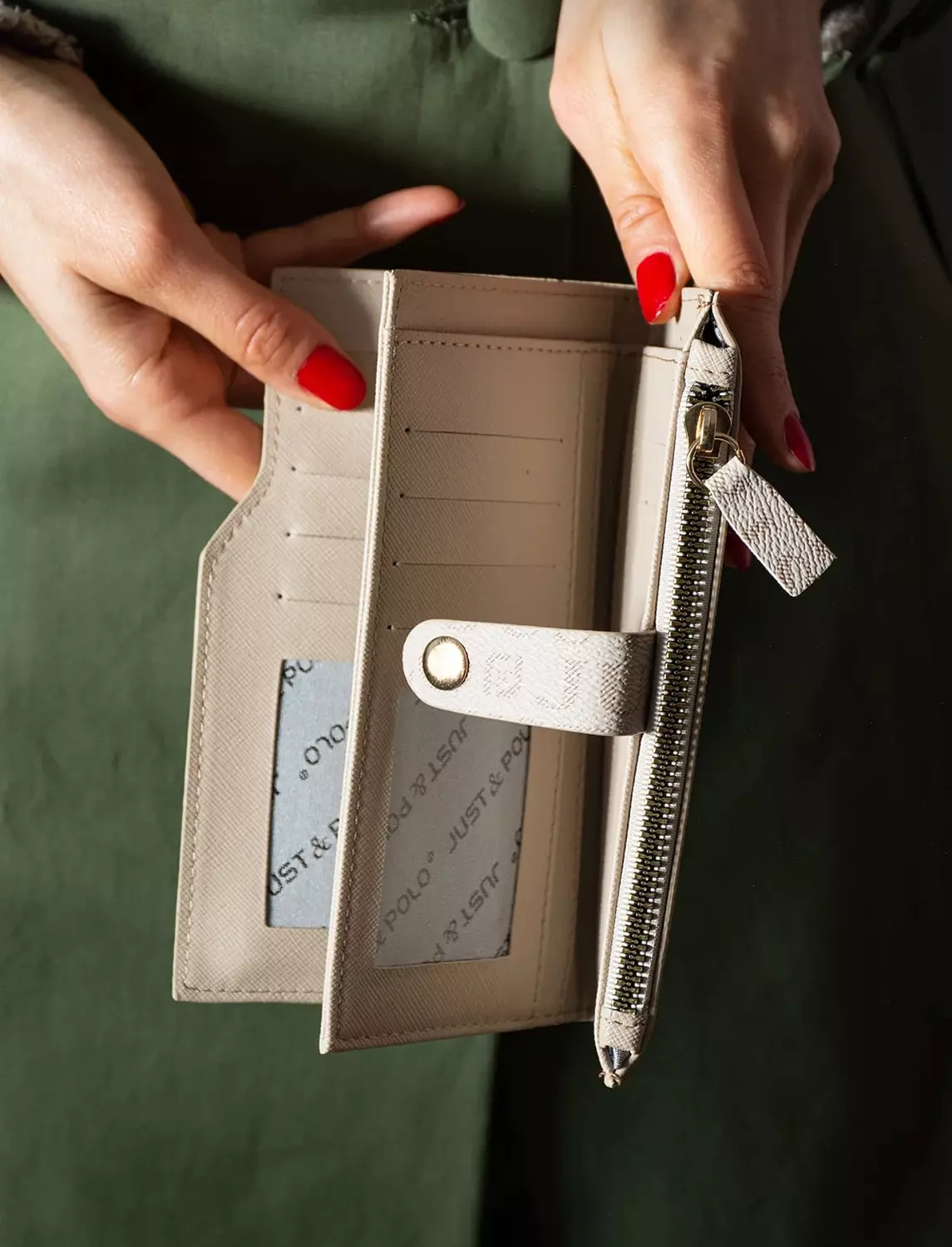 Beige wallet  hover image